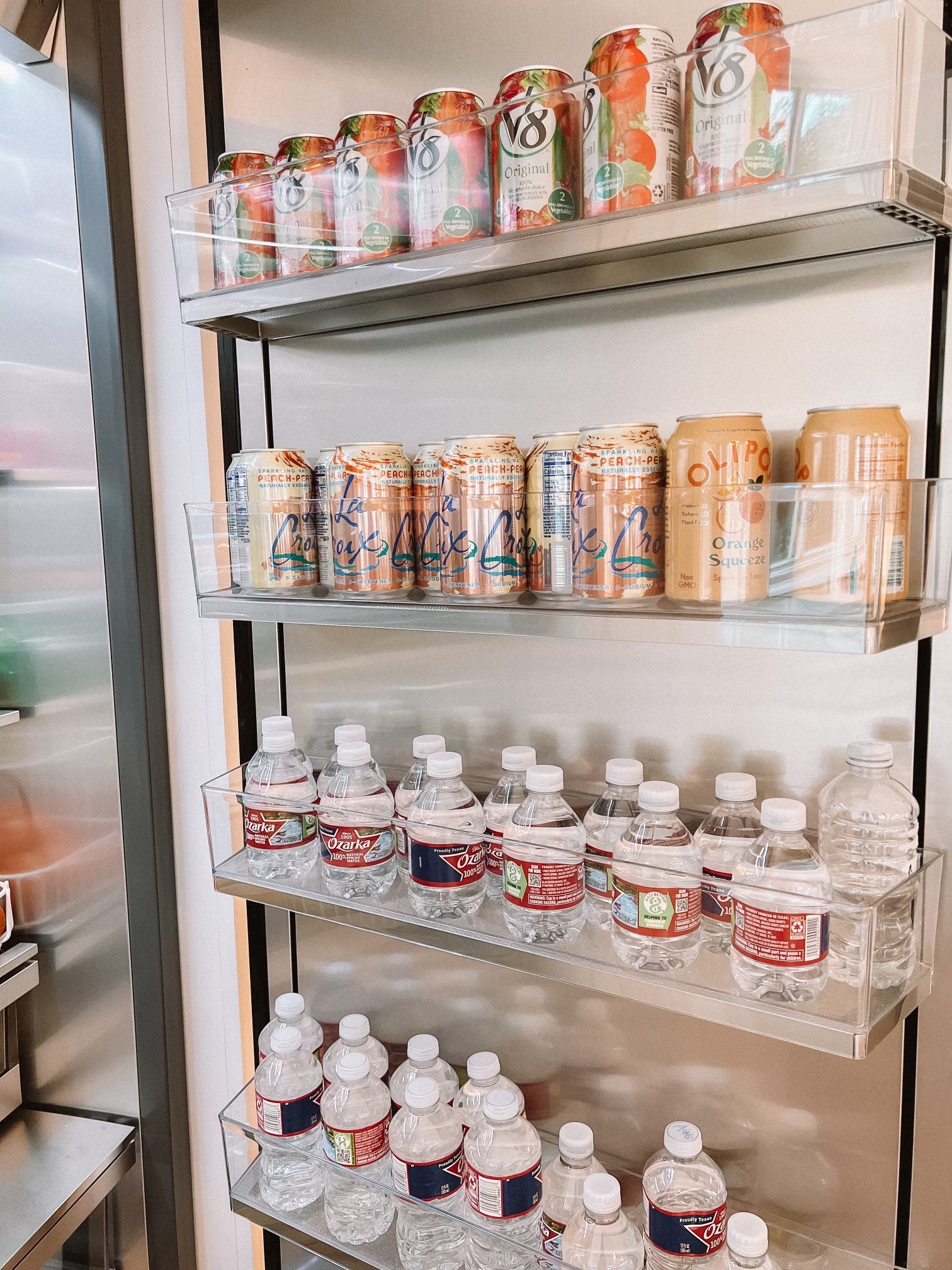 fridge organization containers