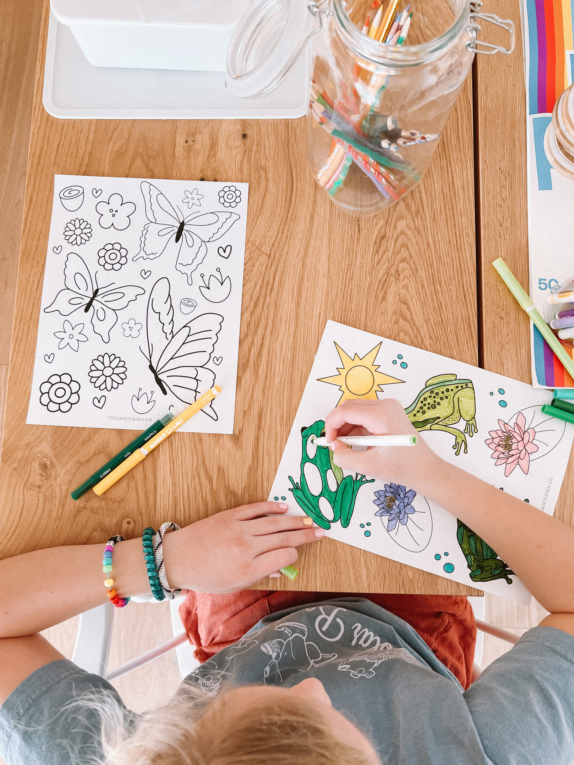 Casey Wiegand spring art projects for kids