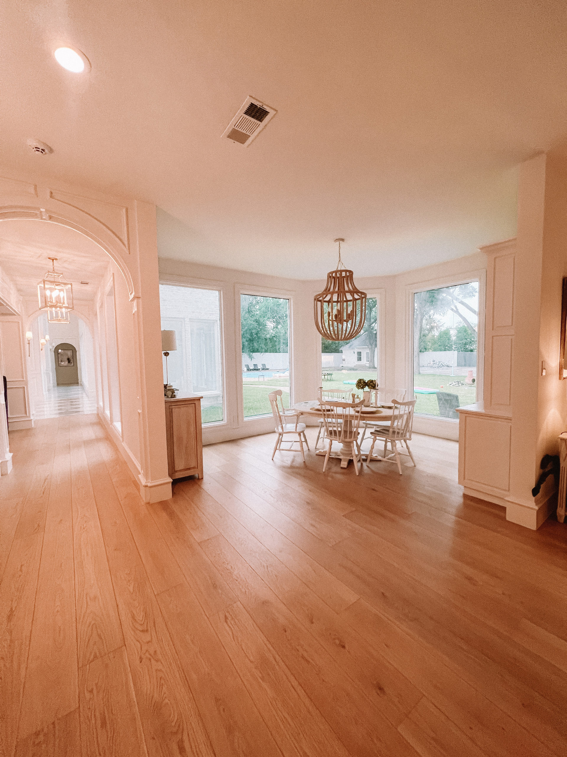breakfast area window treatments