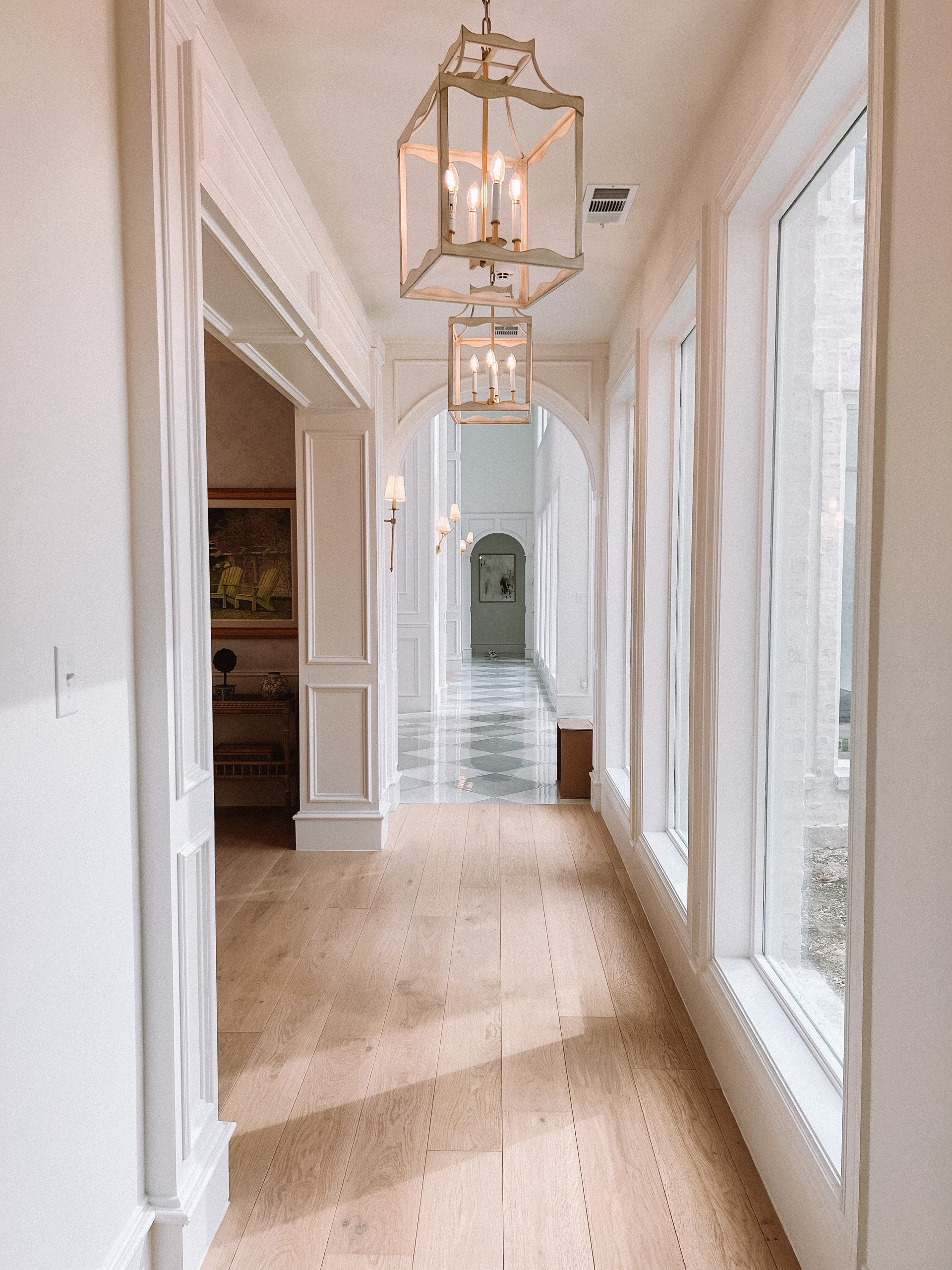 light hardwood floors dark cabinets