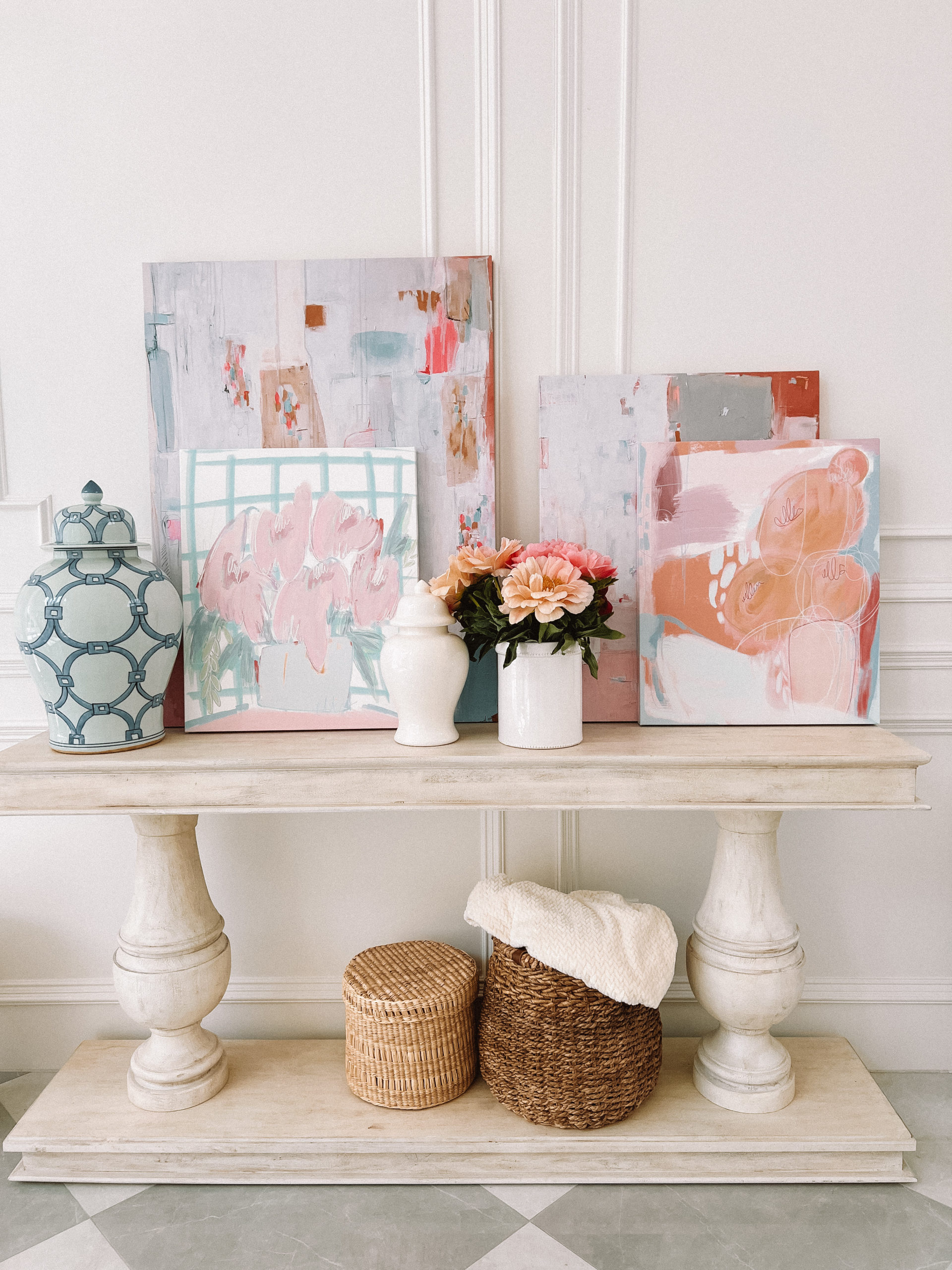 art collection wall