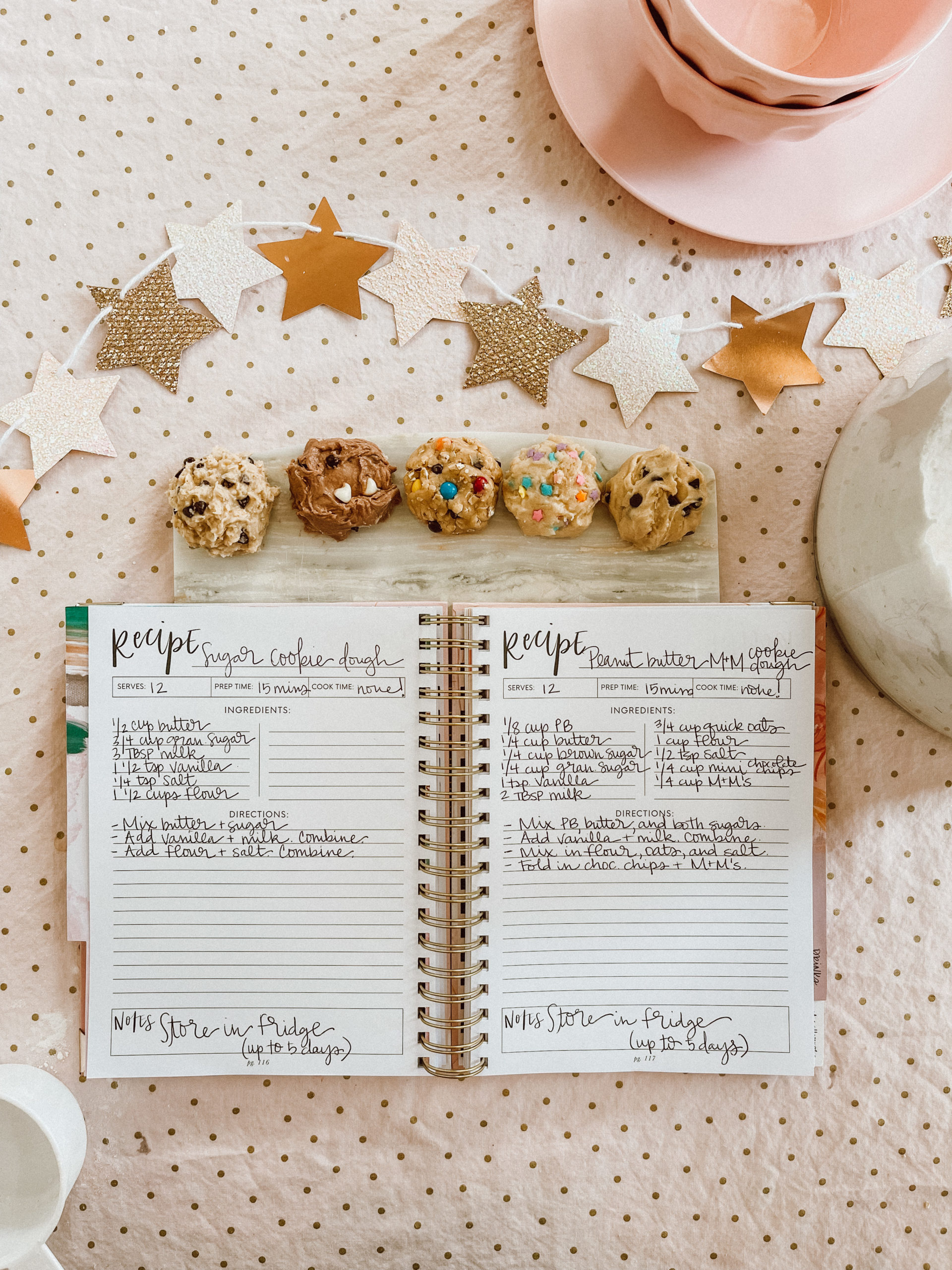 edible cookie dough for two