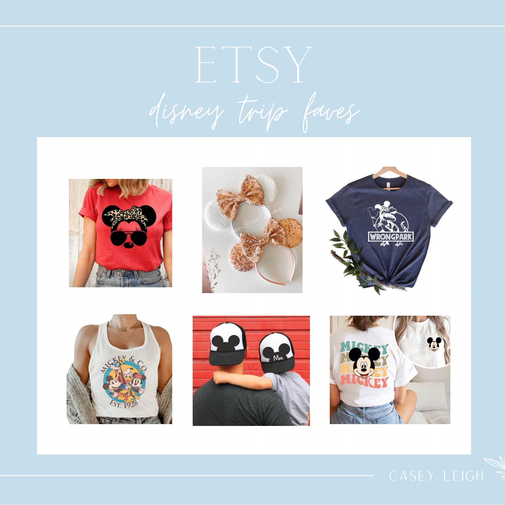 Casey Wiegand disney trip faves