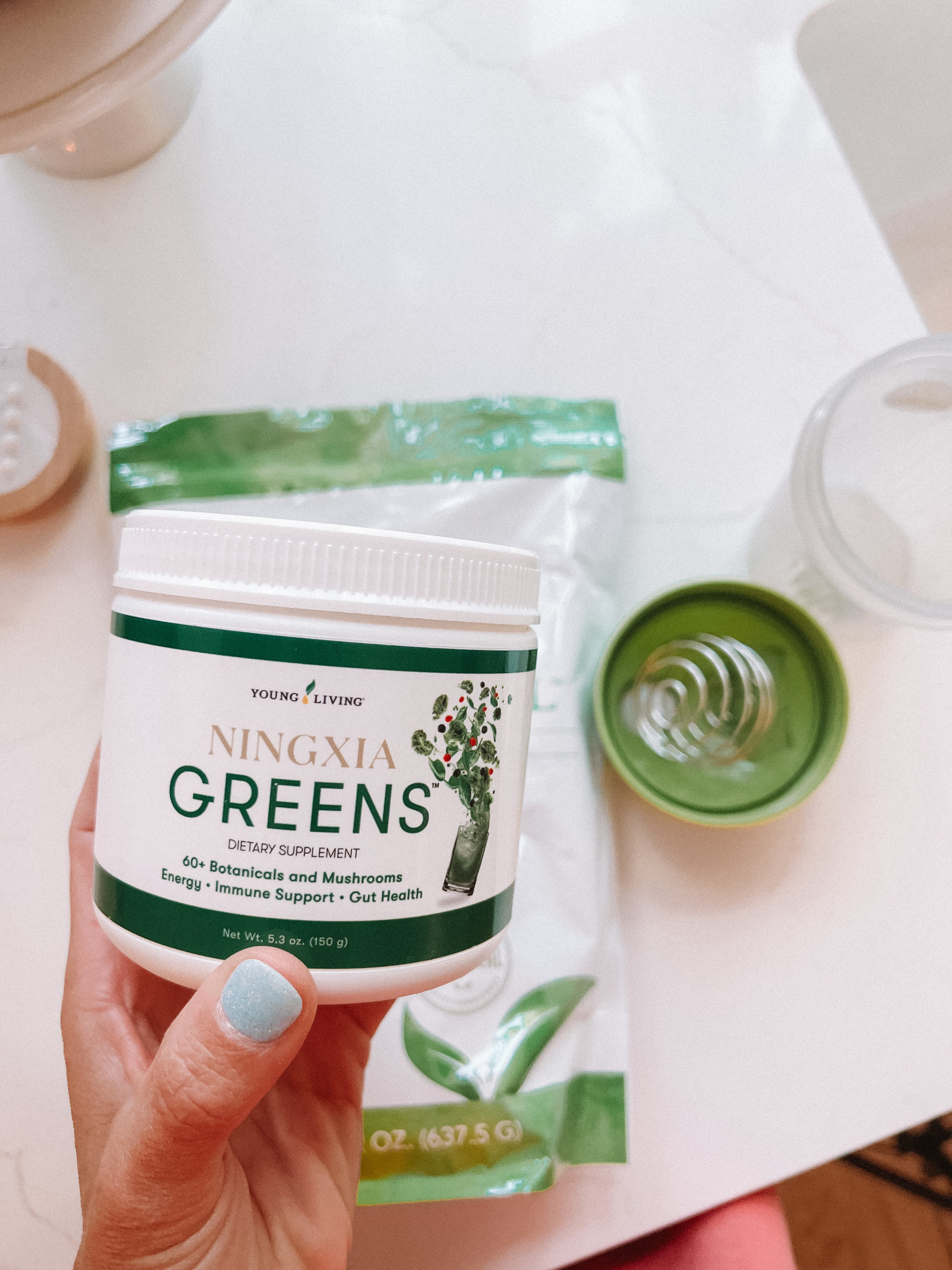 greens powder drink