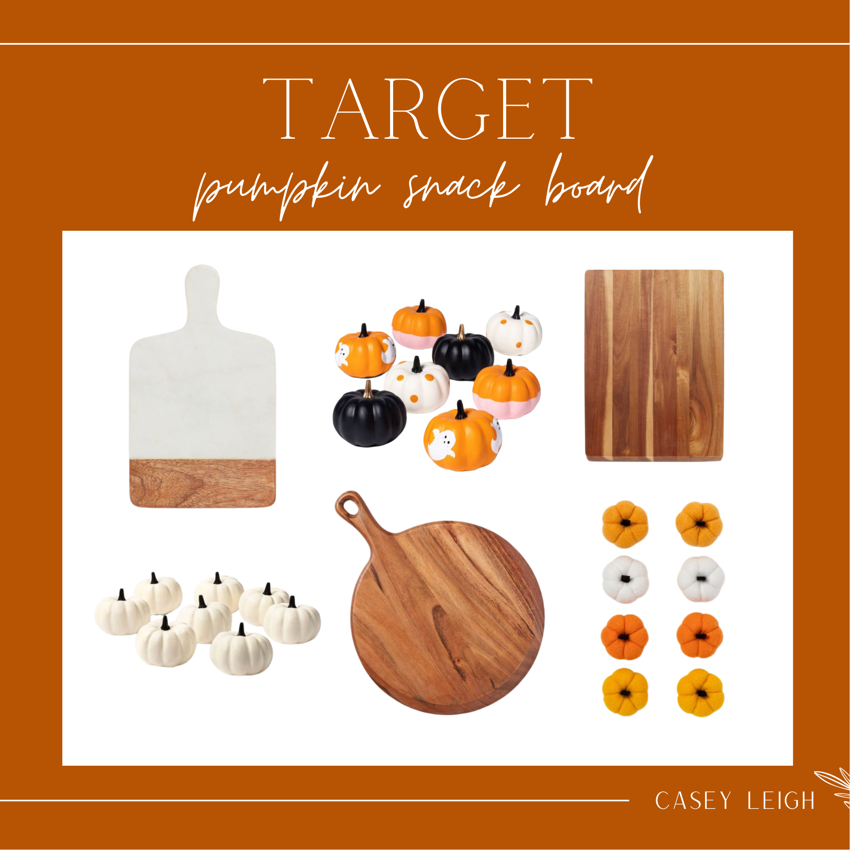 Casey Wiegand Target Fall Snack Board