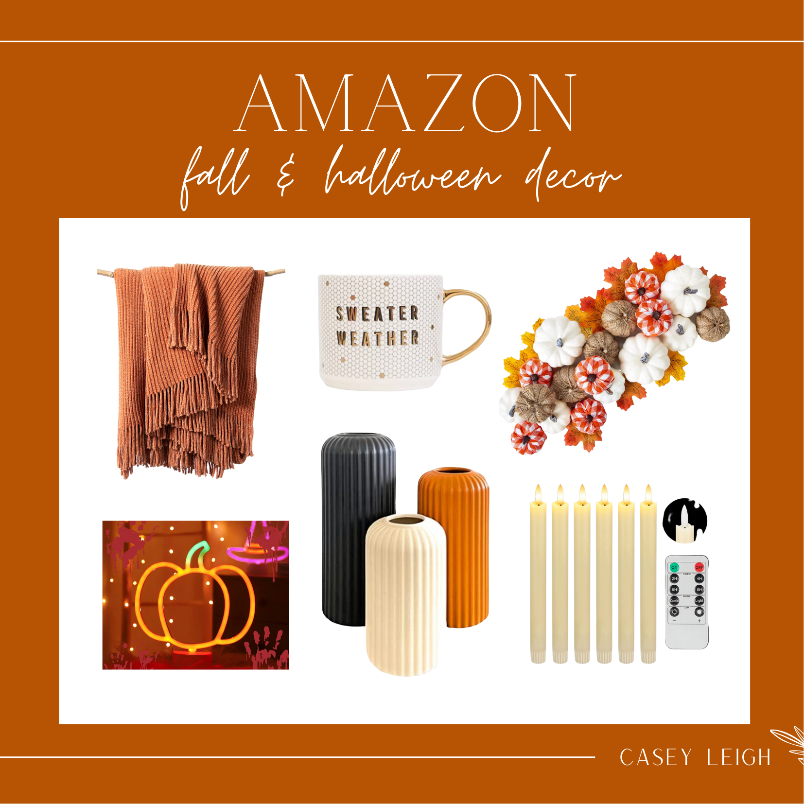 casey wiegand amazon halloween decor