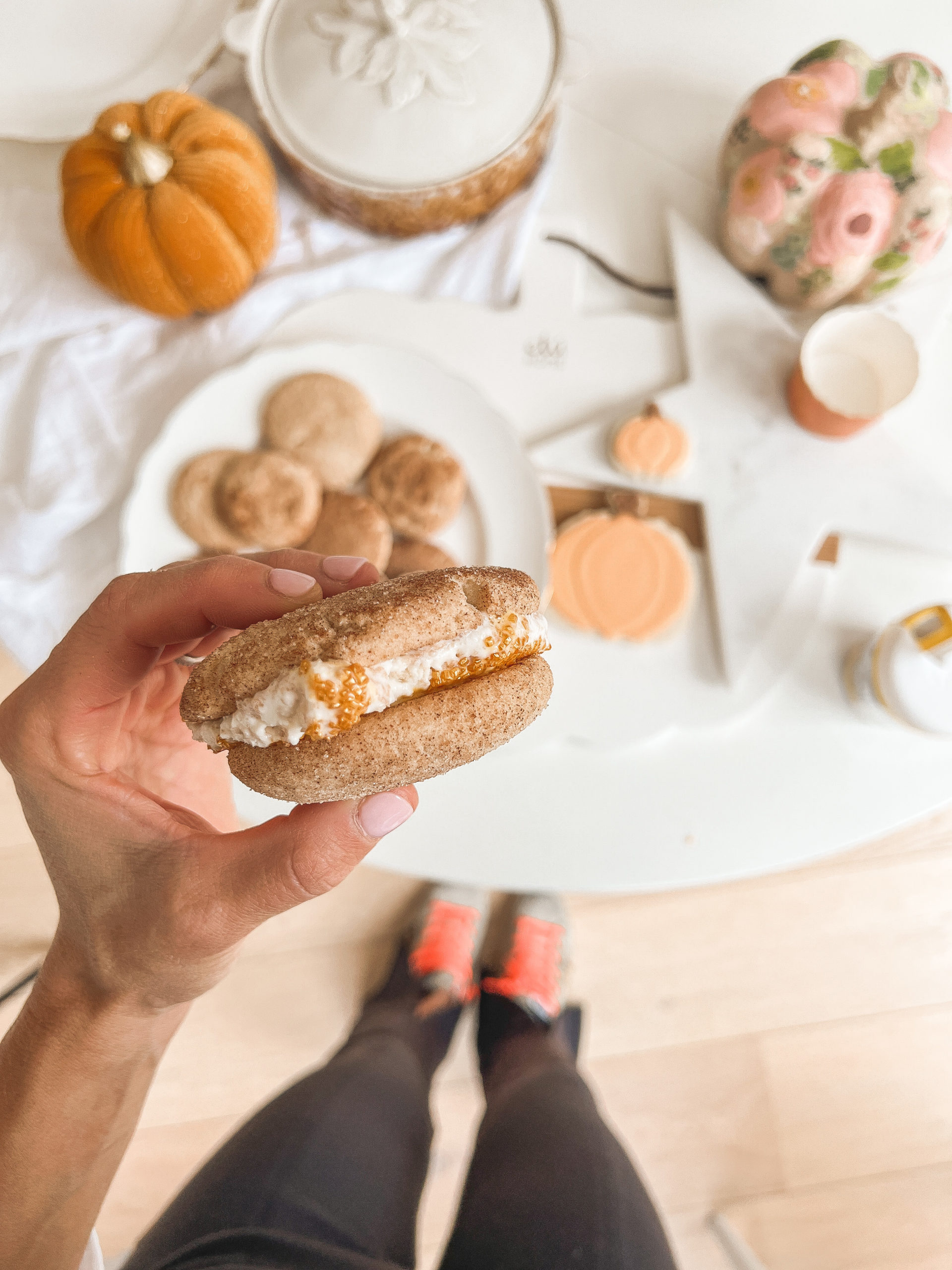 ice cream cookie sandwich