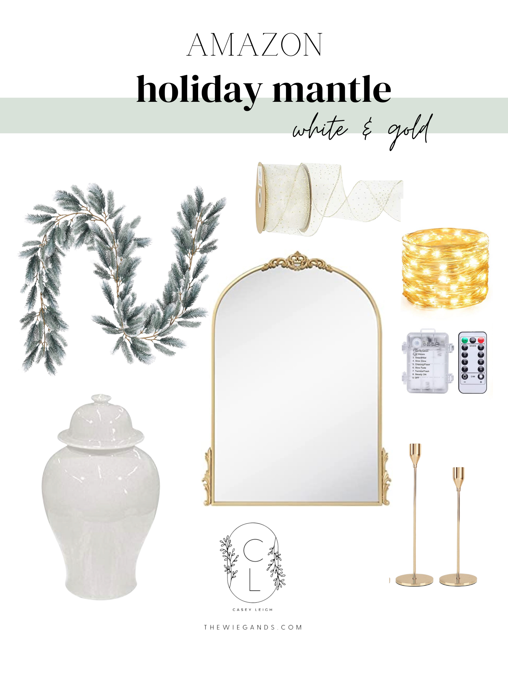 amazon christmas mantle
