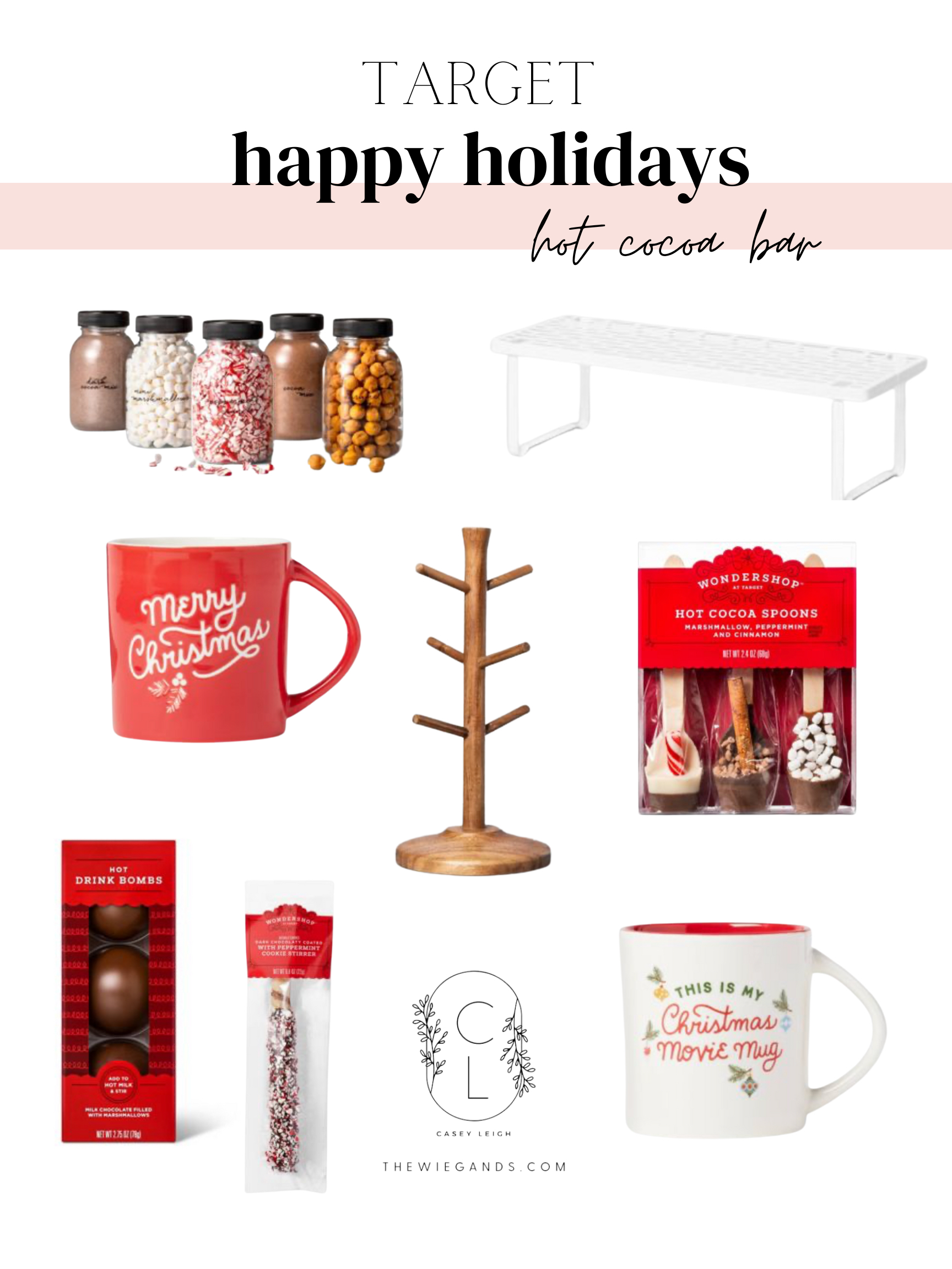 christmas cocoa bar target decor