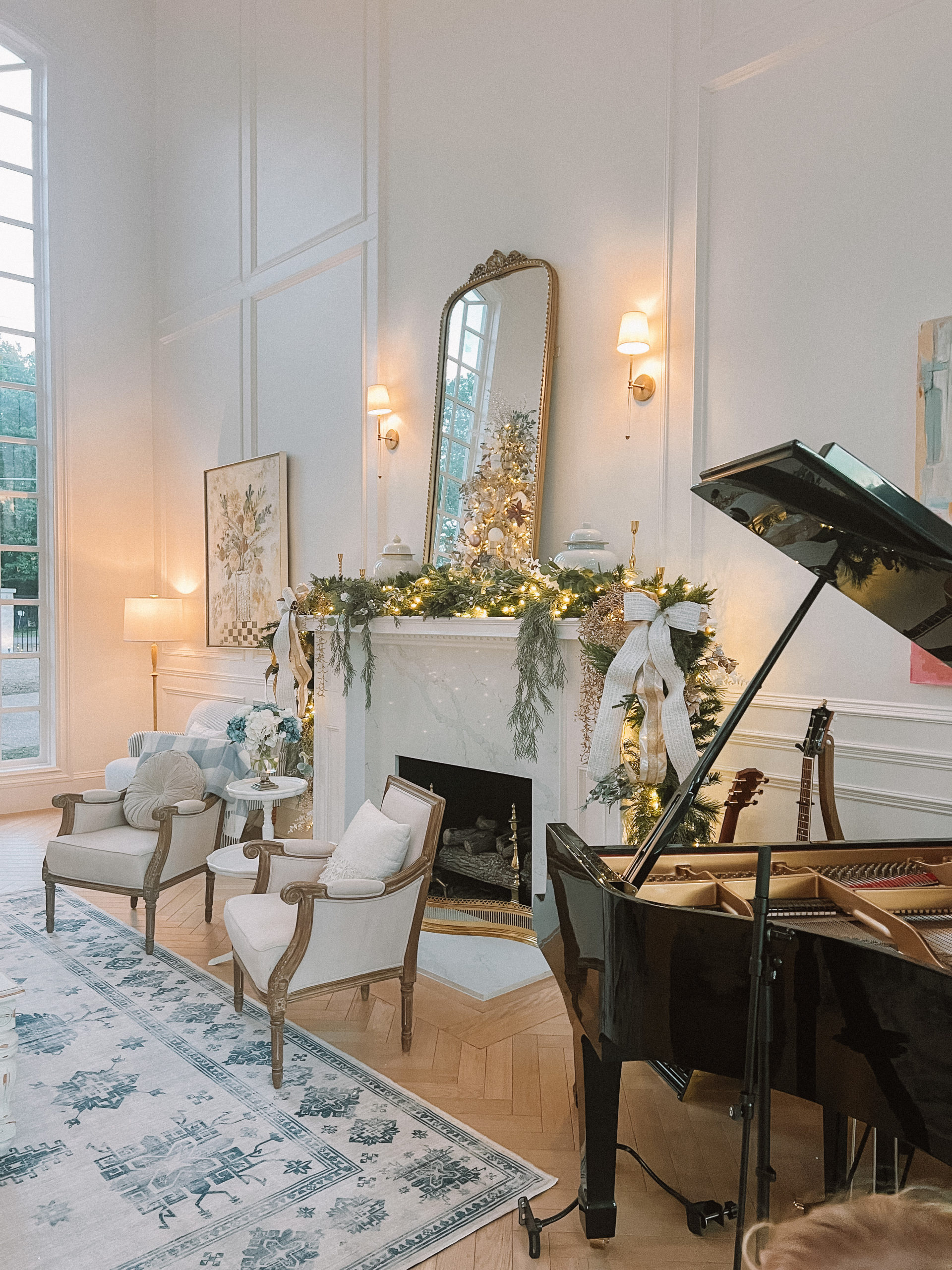 christmas mantle decor fireplaces scaled
