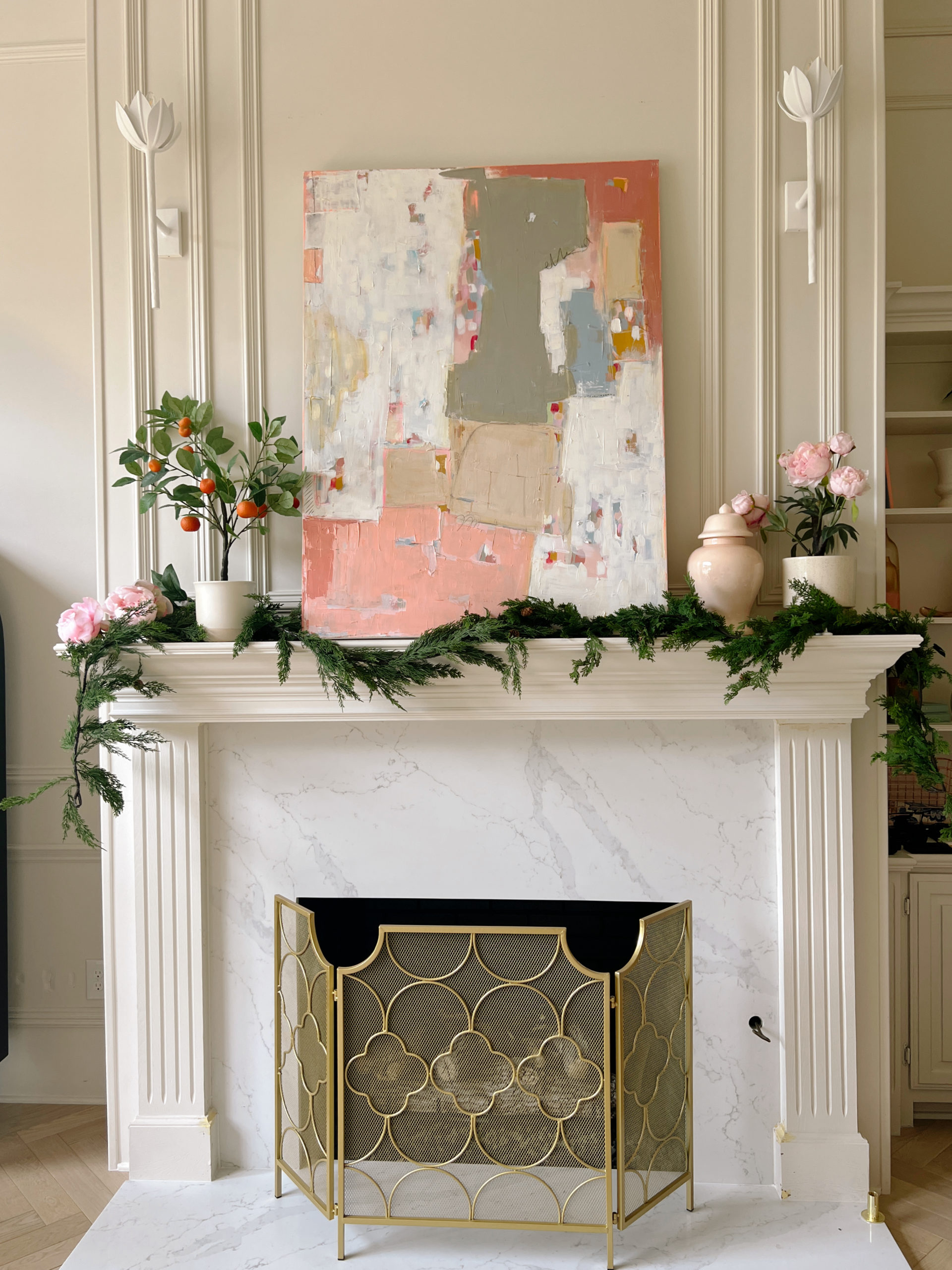 christmas mantle decorating ideas