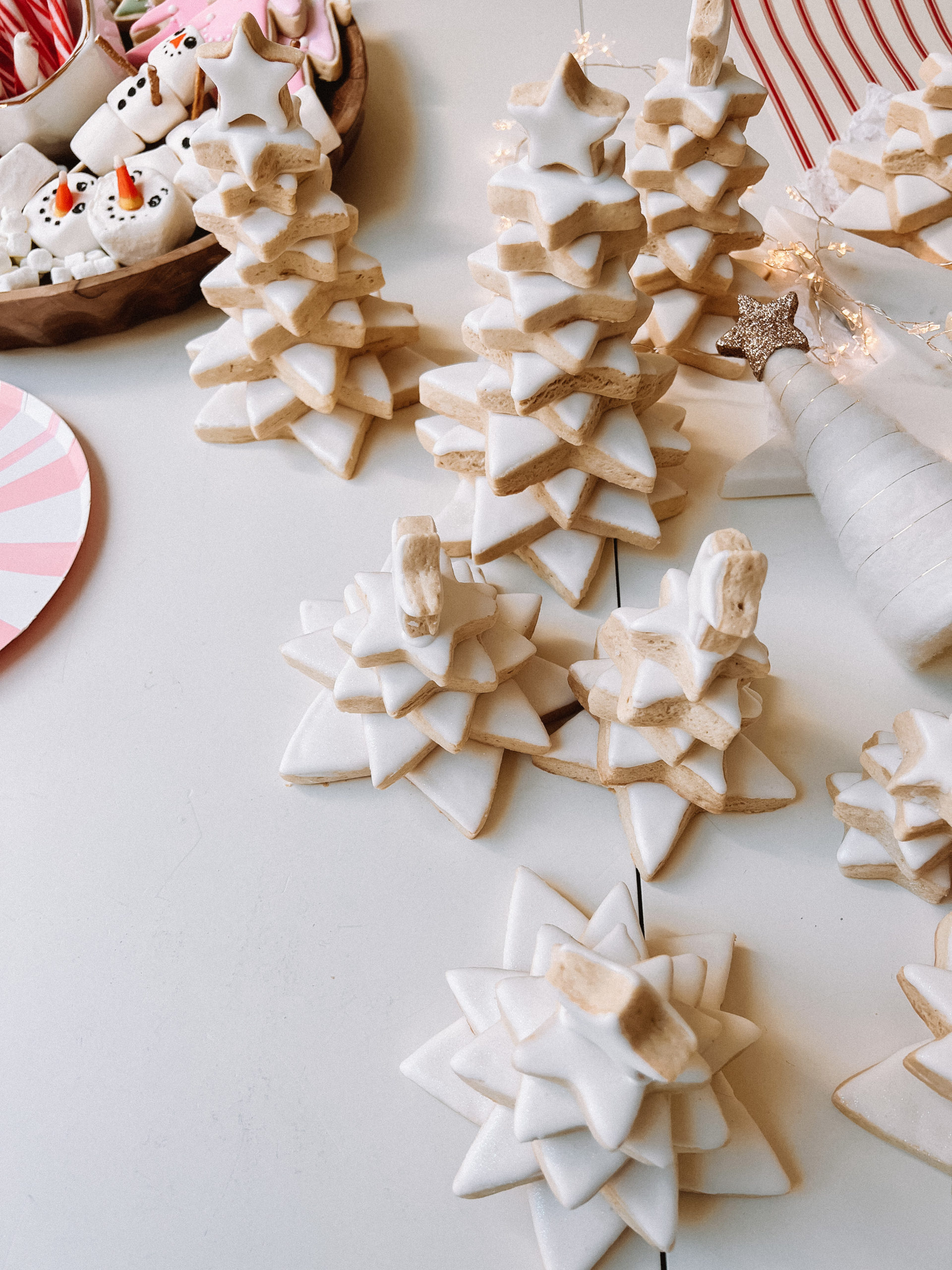 stackable christmas tree cookies 2