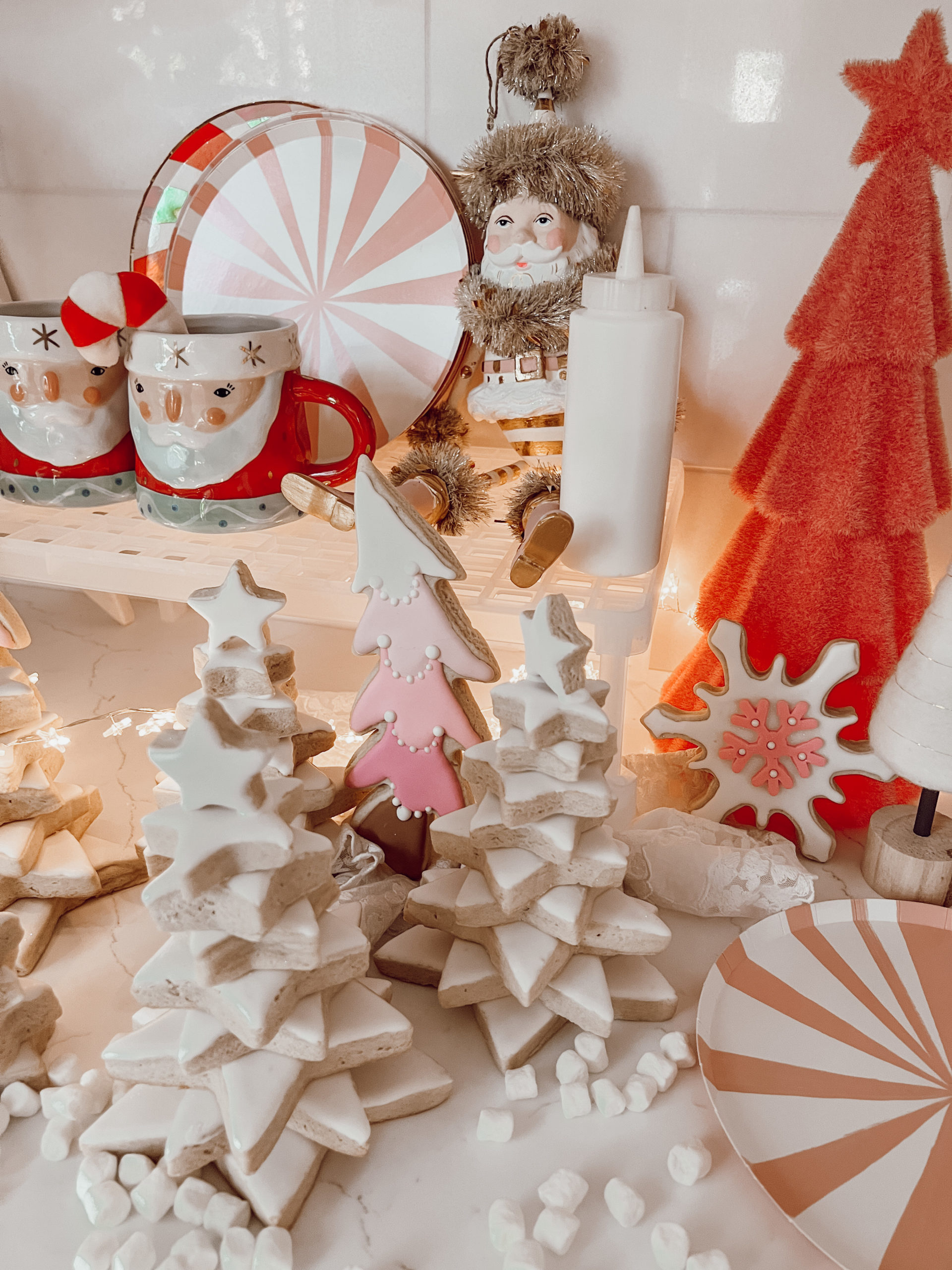 stackable christmas tree cookies