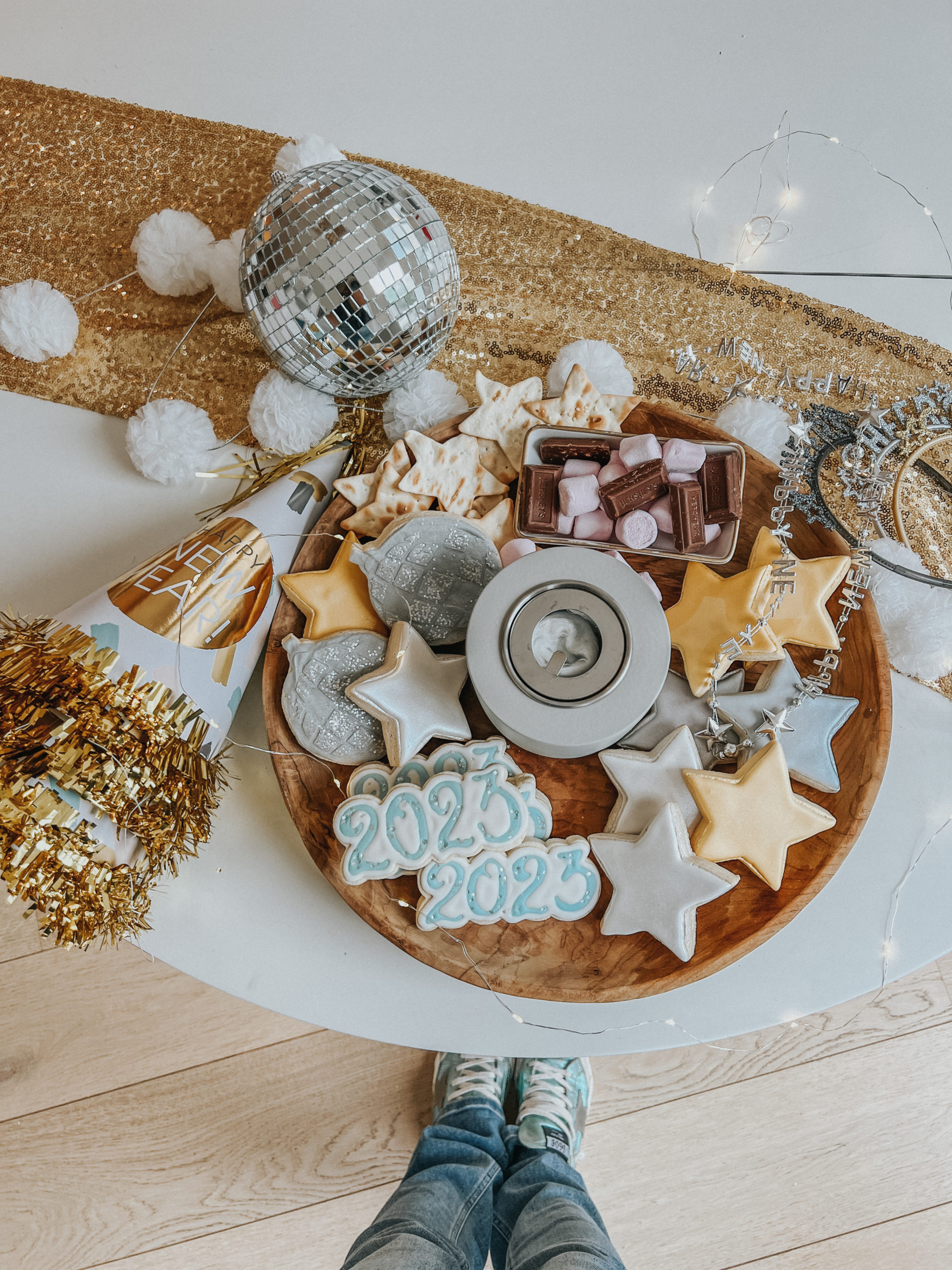Casey Wiegand new years eve charcuterie board ideas