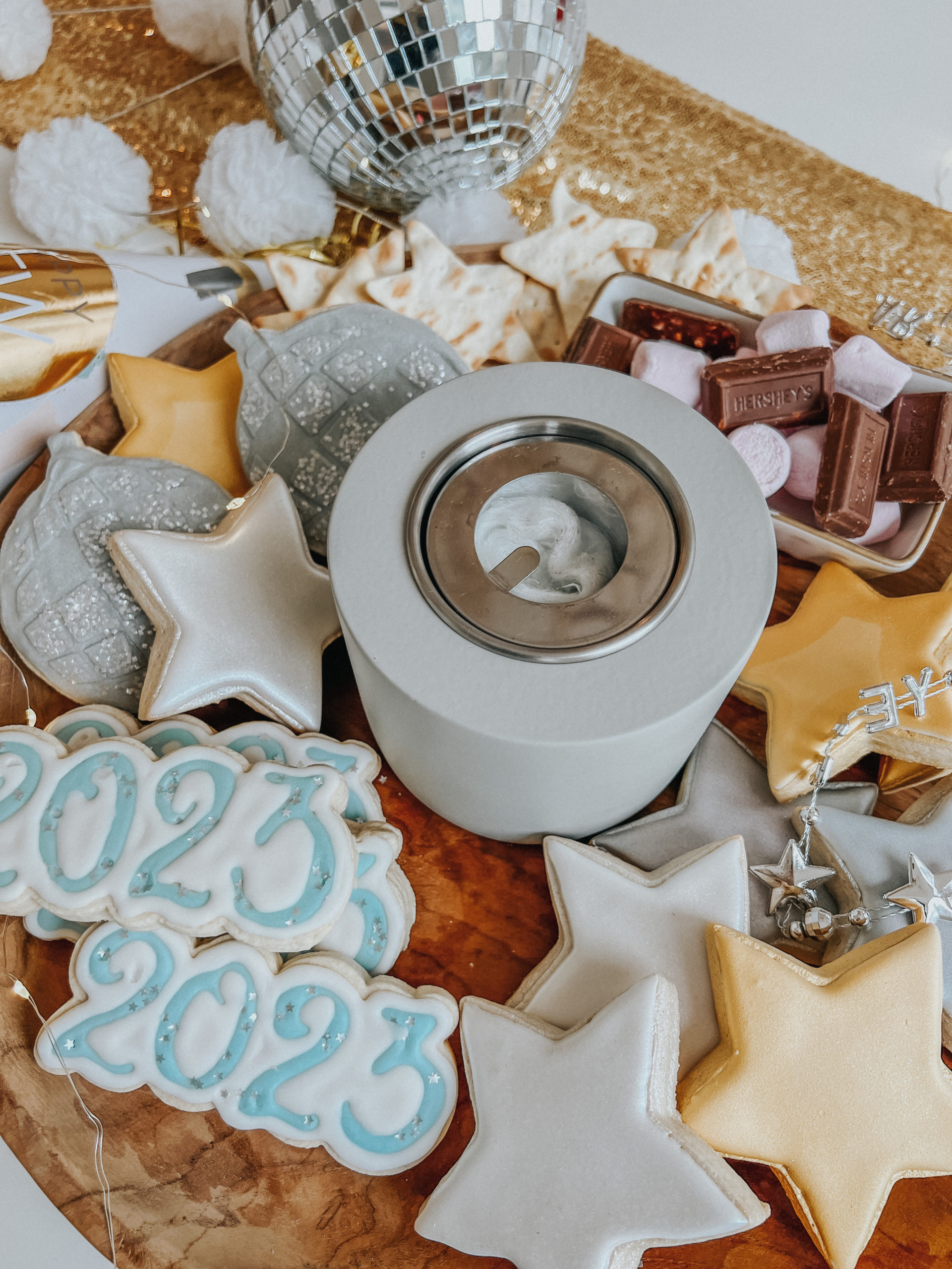 new years eve charcuterie board kids