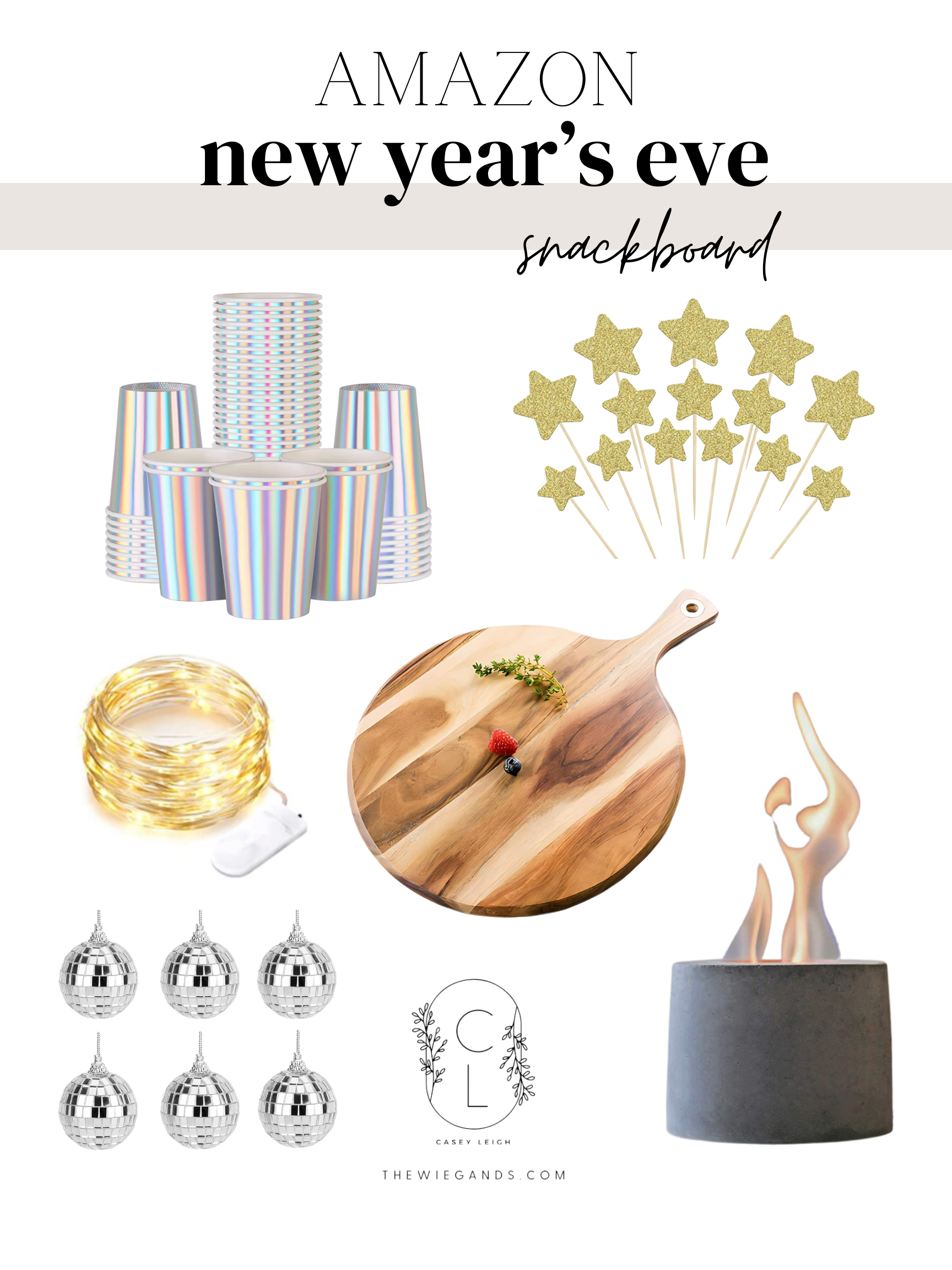 new years eve charcuterie board 