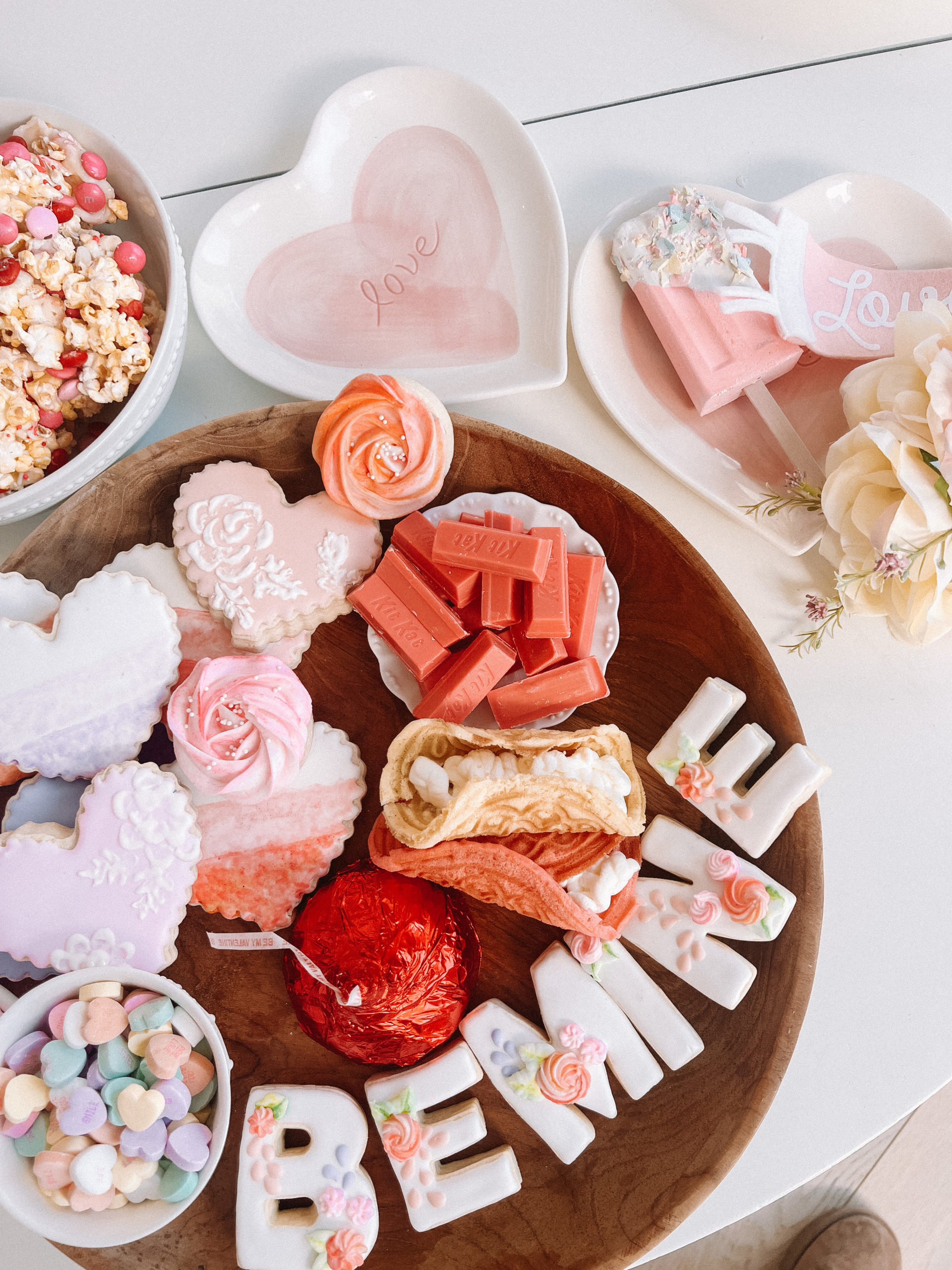 Casey Wiegand Valentine charcuterie board 