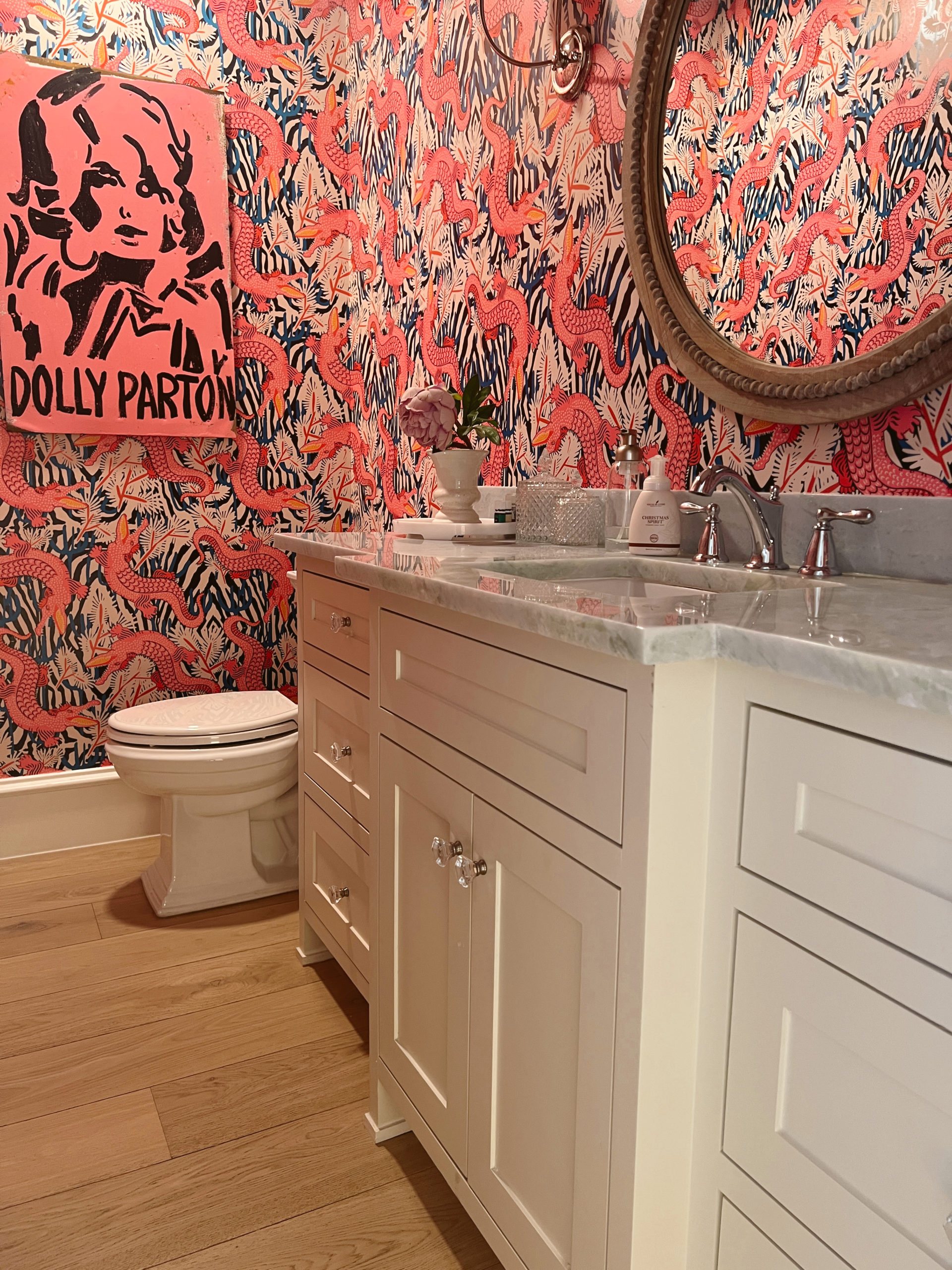 powder bathroom design