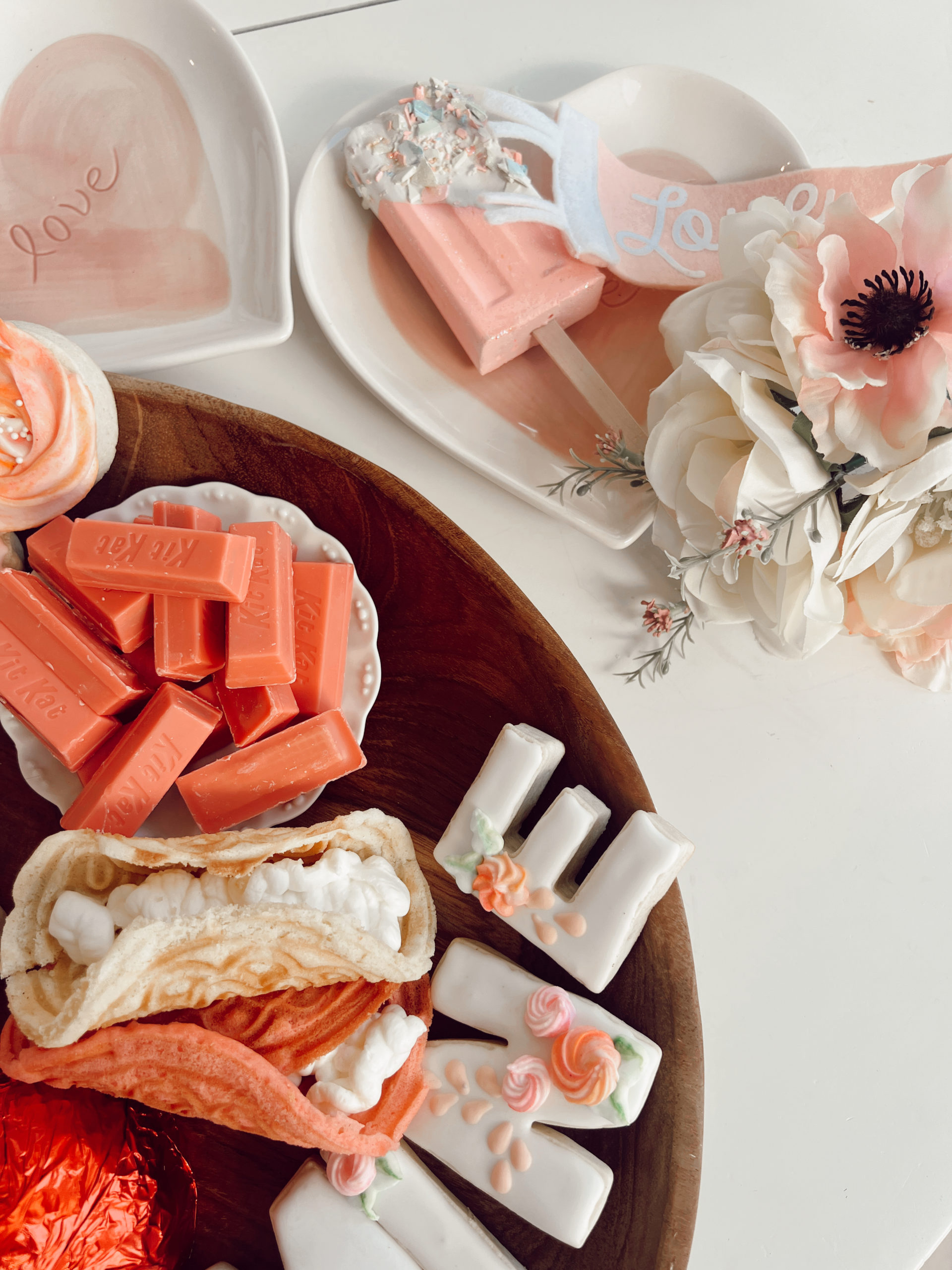 valentine charcuterie board for two 