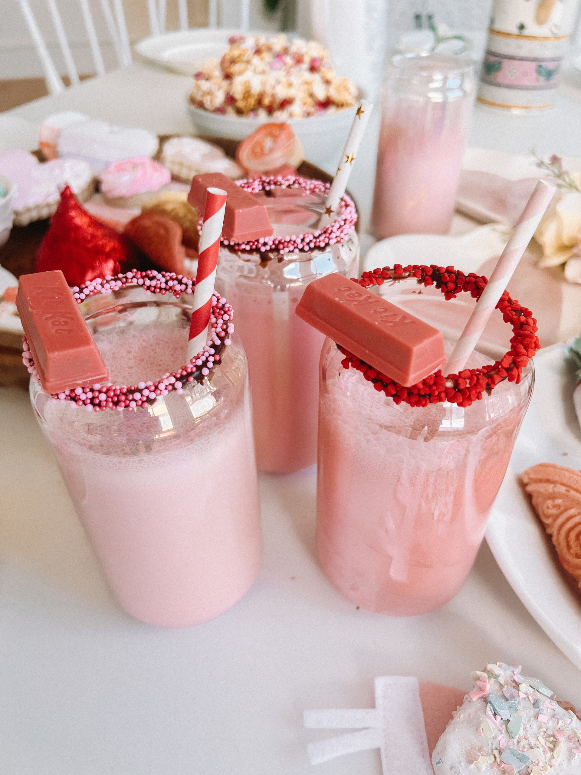 valentine milkshake