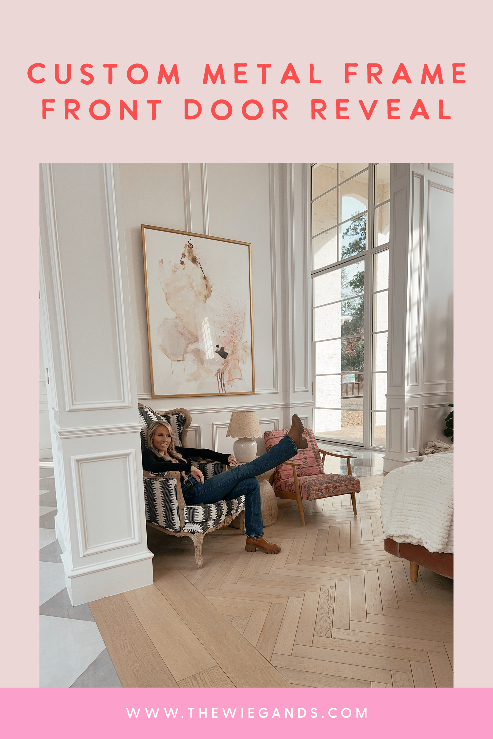 white metal frame glass door 