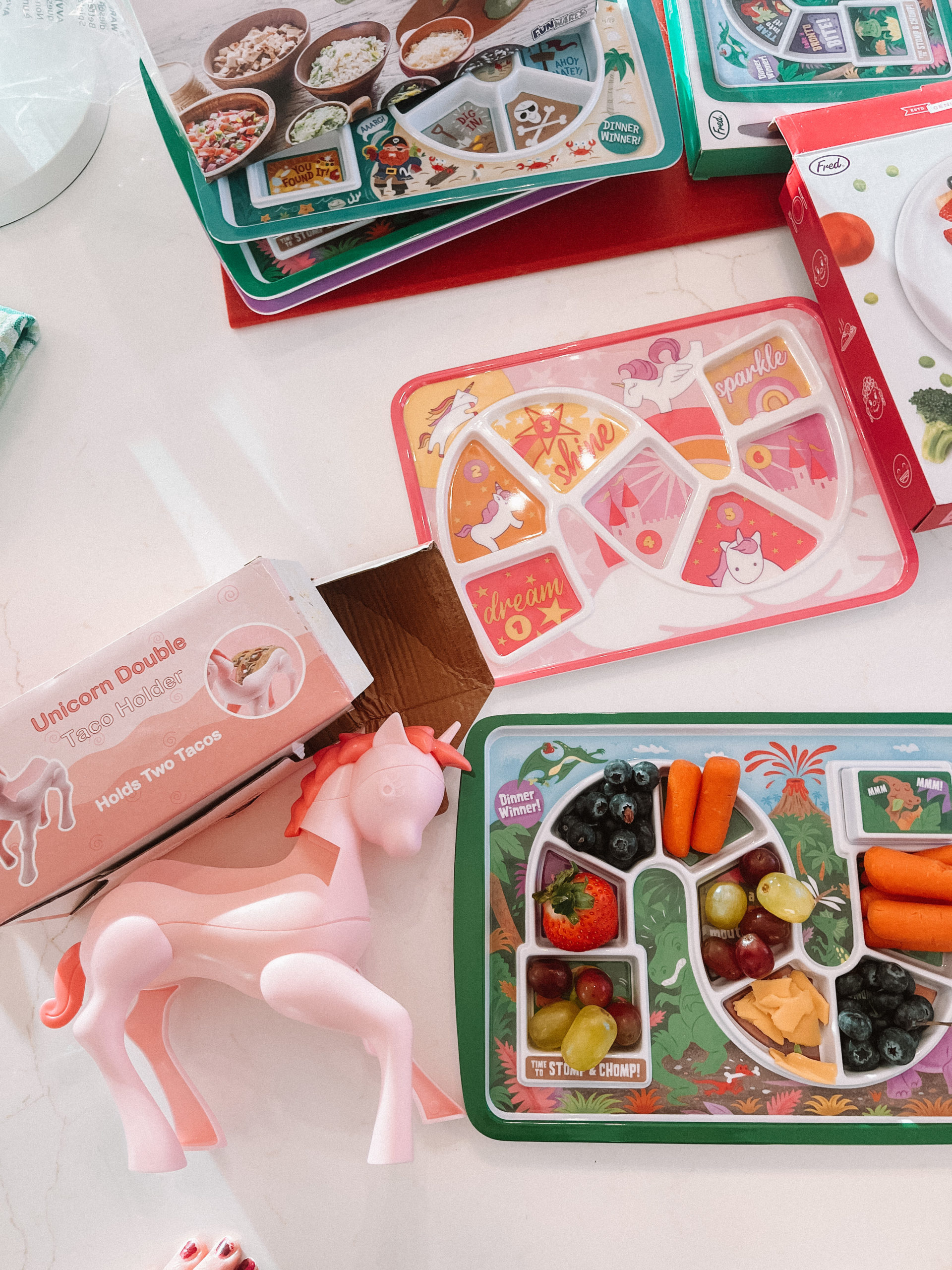 movie night snack trays for kids