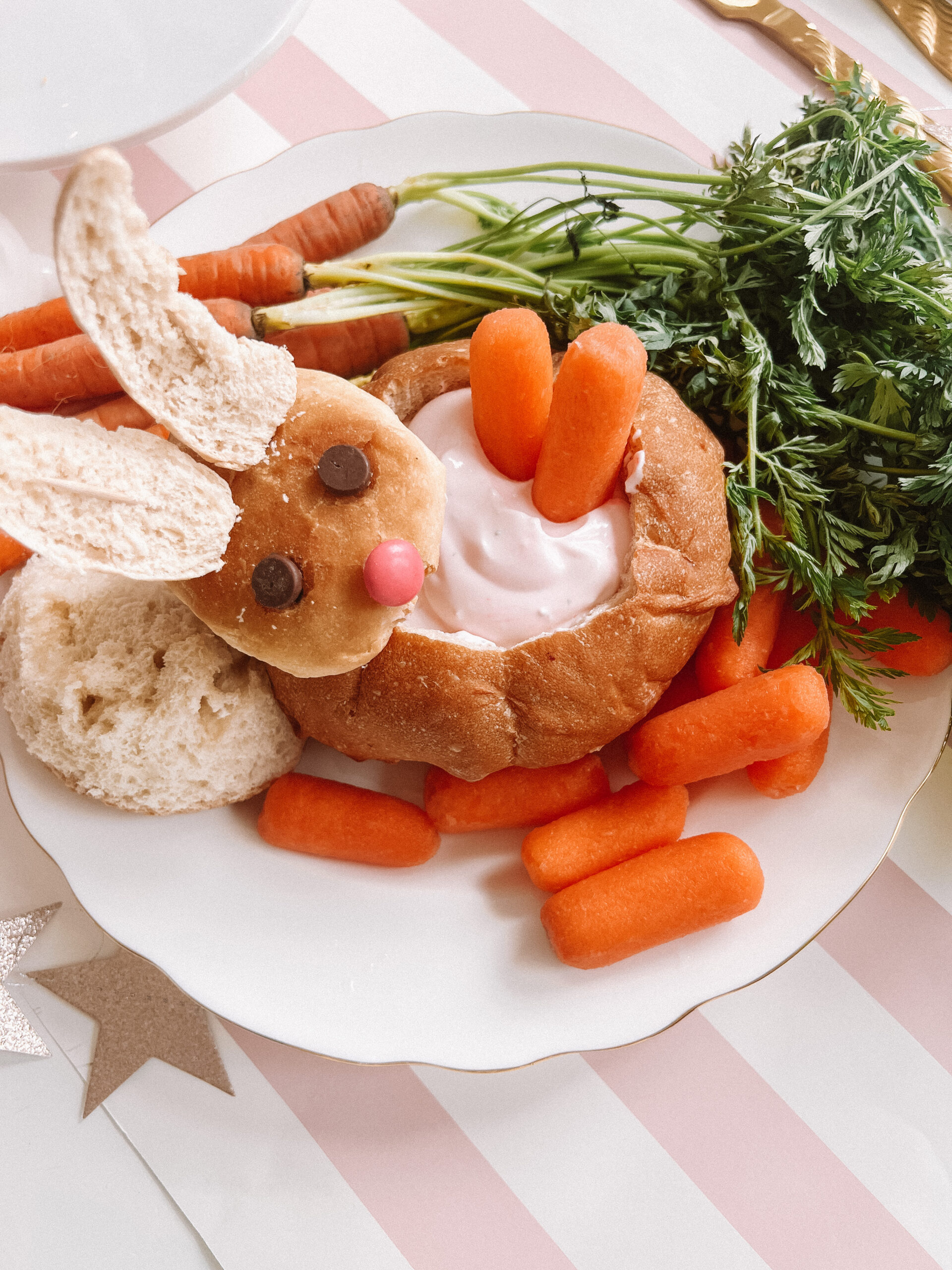 Casey Wiegand bunny bread bowl