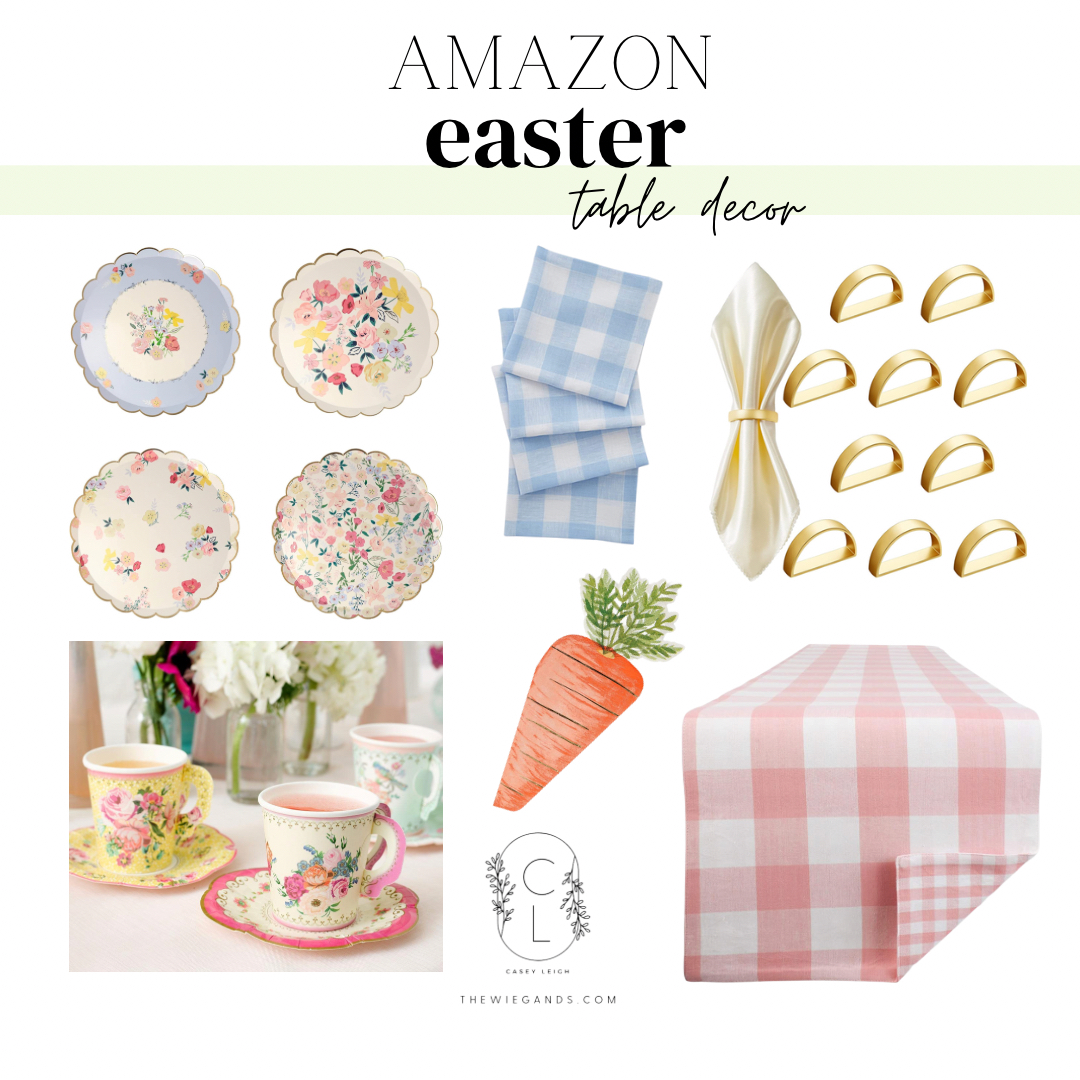bunny parfait table decor