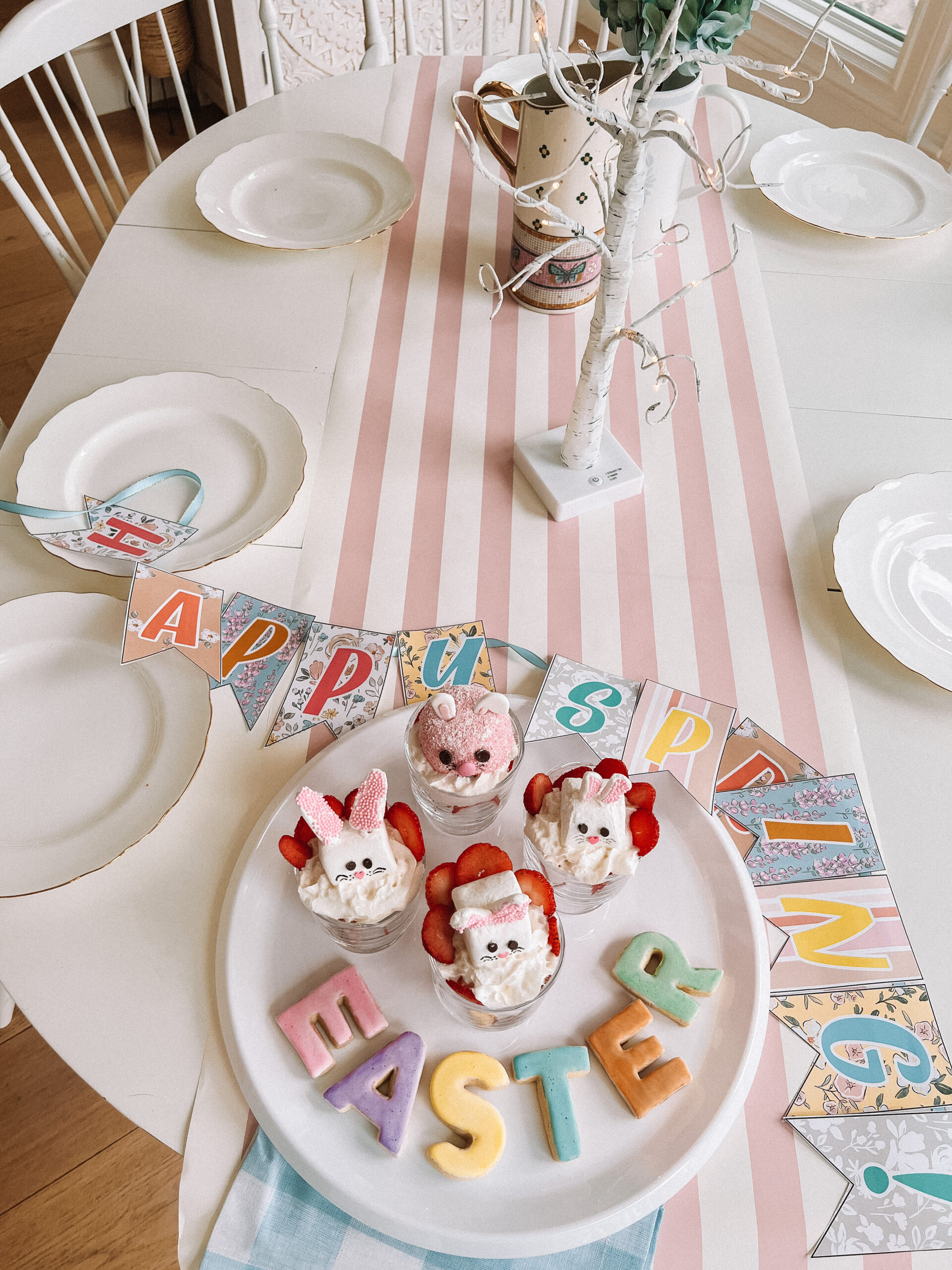 casey wiegand bunny parfait cups