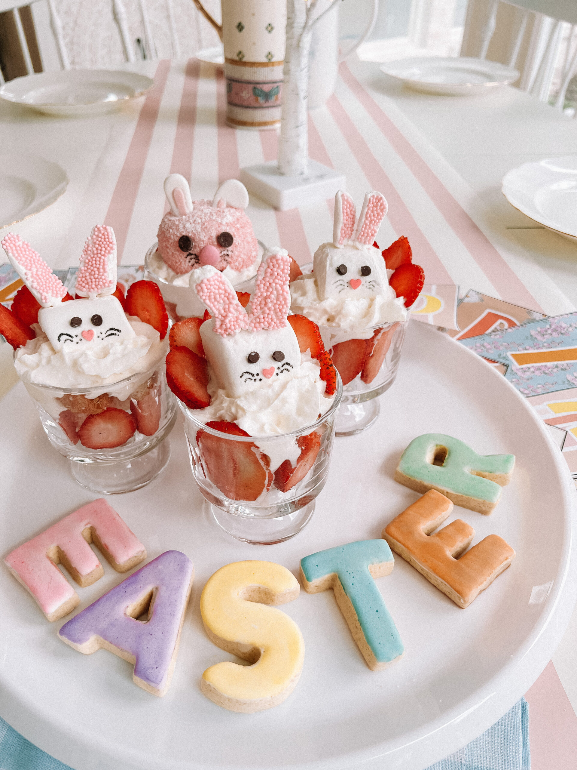 easter bunny parfait recipe
