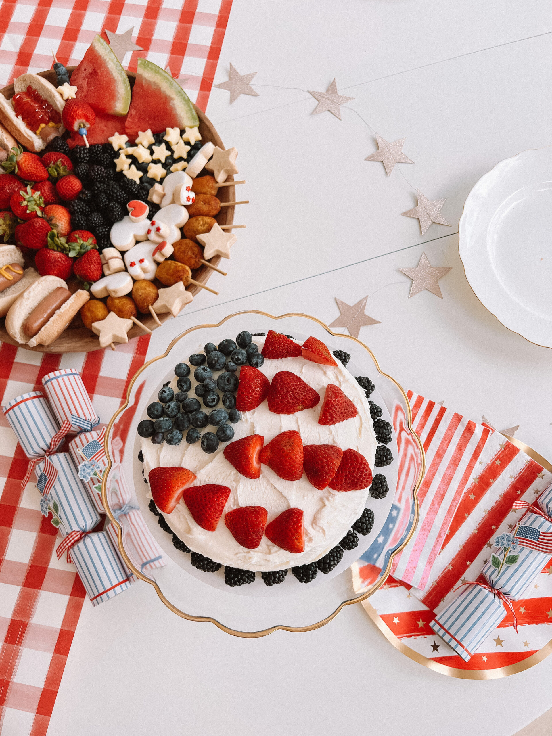 4th of July cake pops