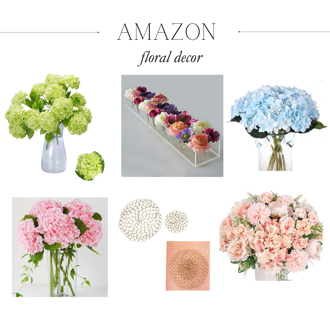 faux floral centerpieces amazon