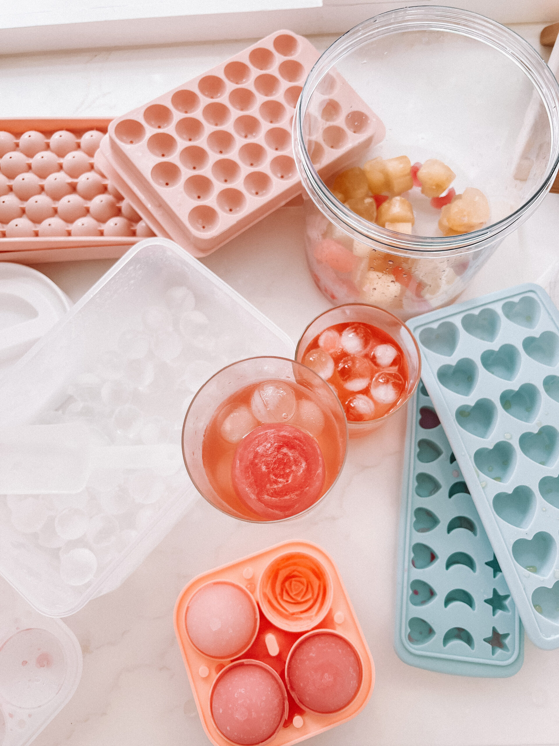 flavored ice cubes for water