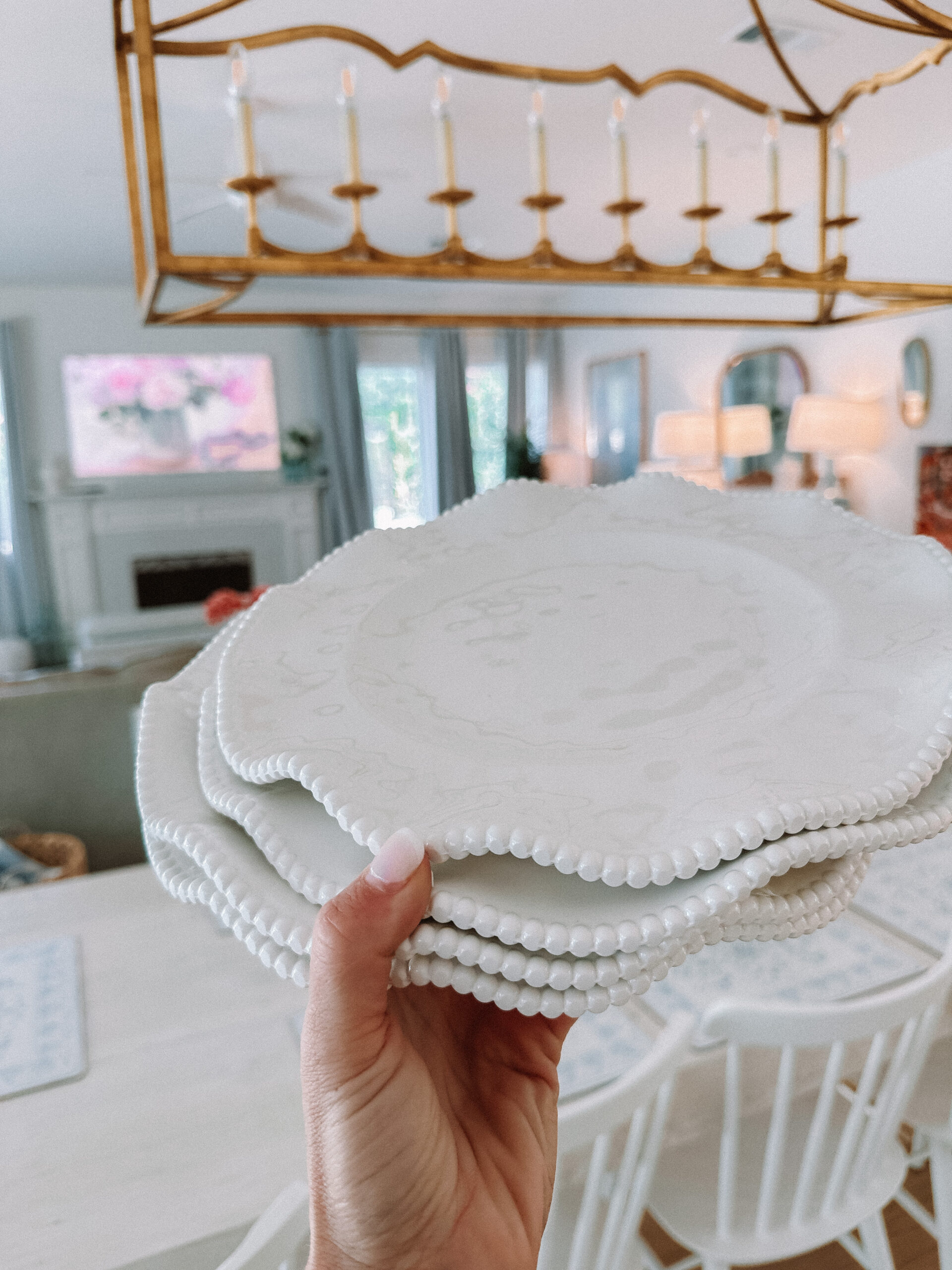 plates on wall