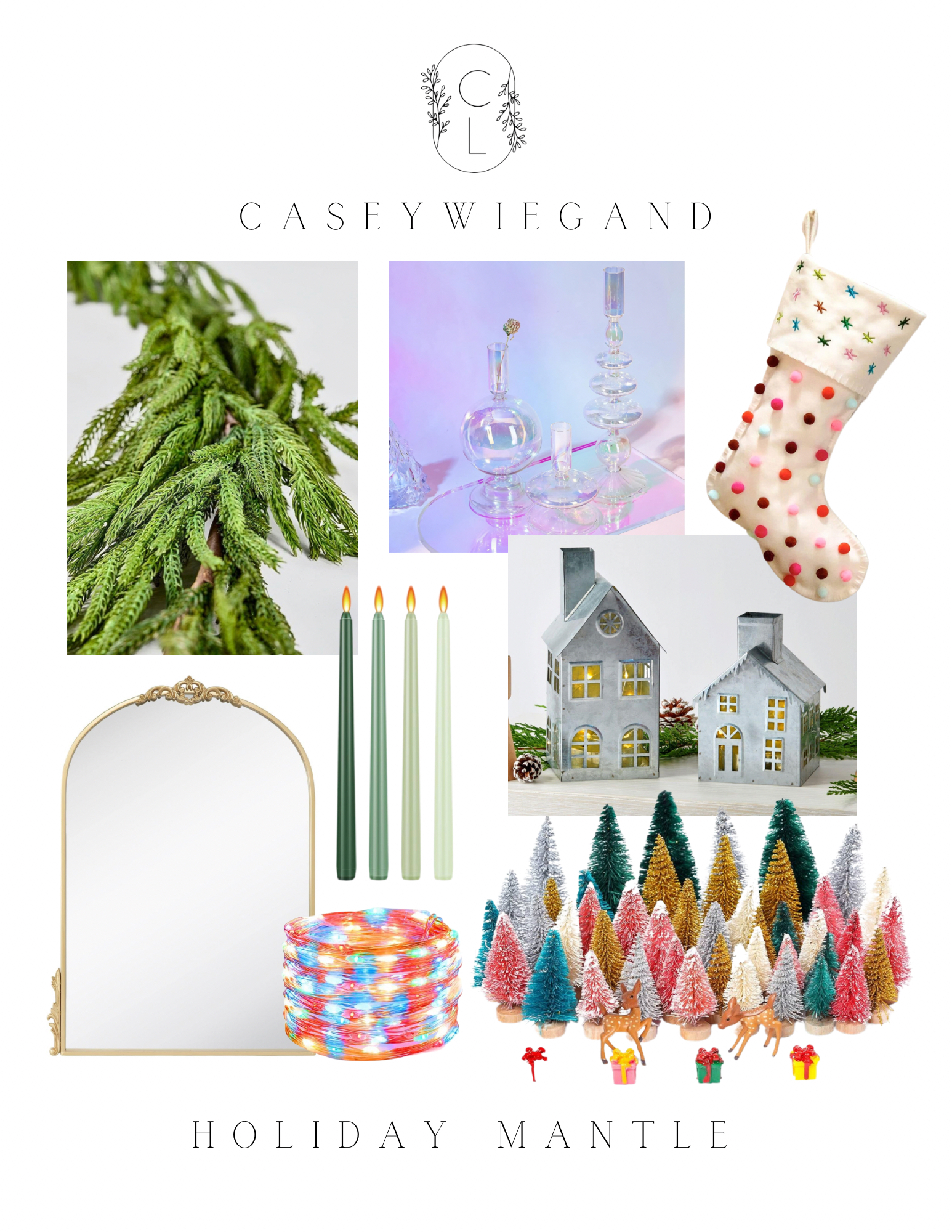 christmas mantle decor amazon