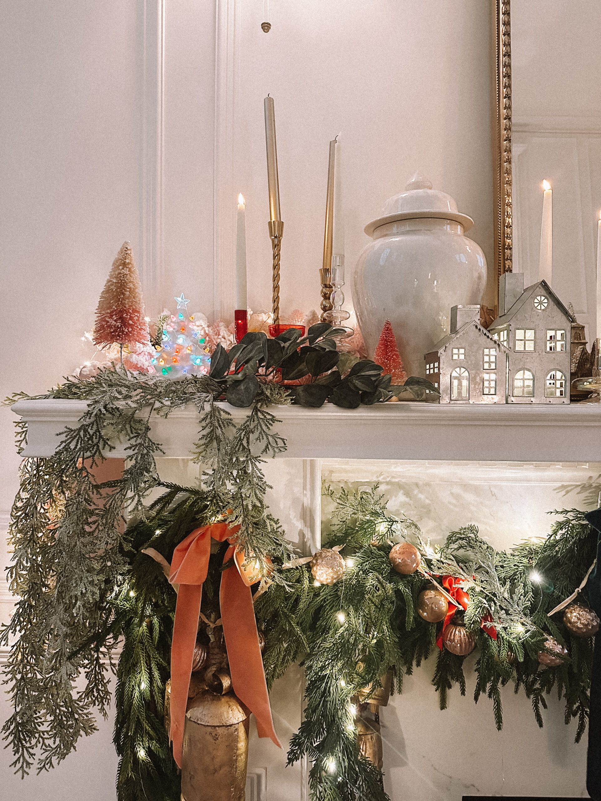 christmas mantle decor wiegands blog