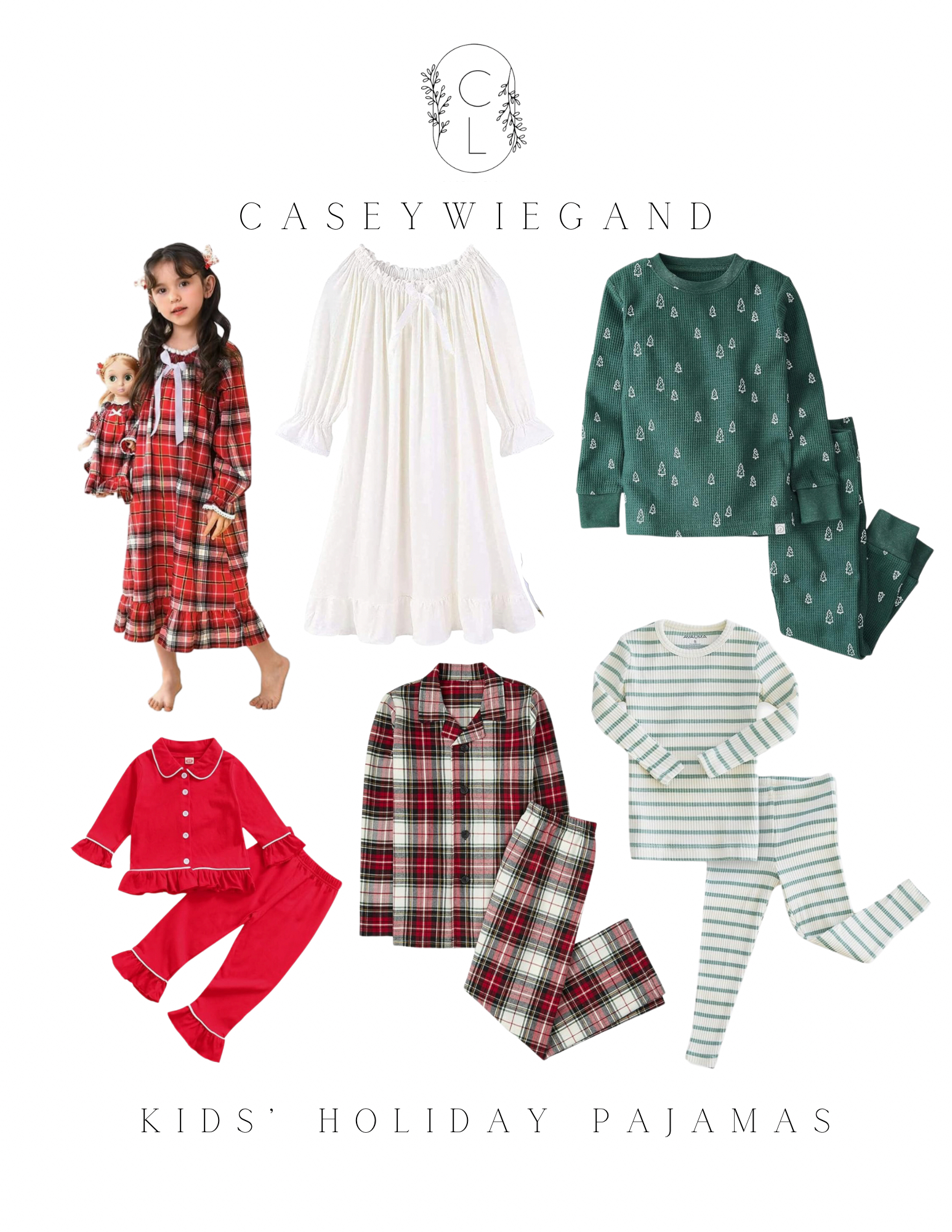 holiday pjs family