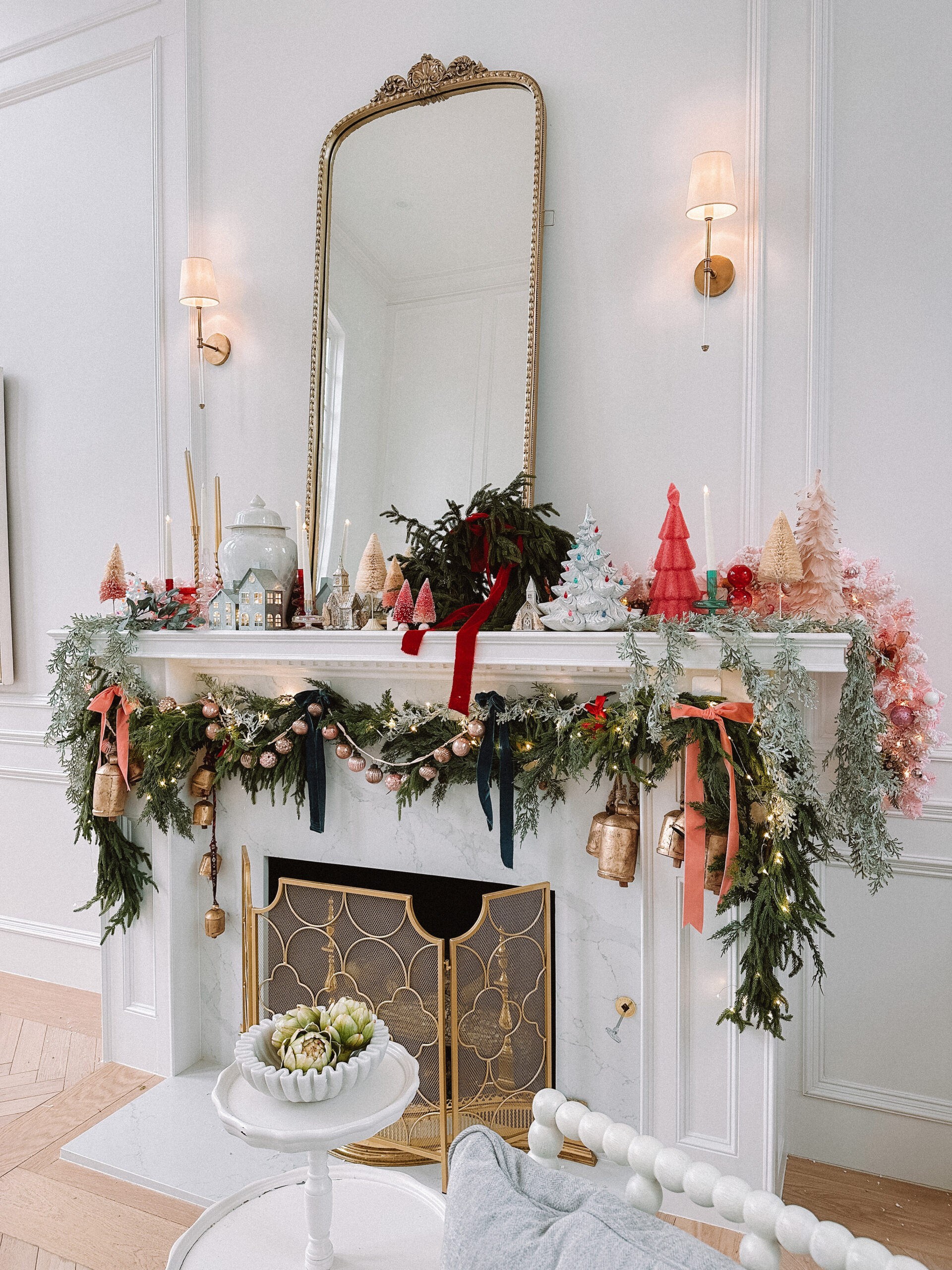 realistic faux christmas garland casey wiegand
