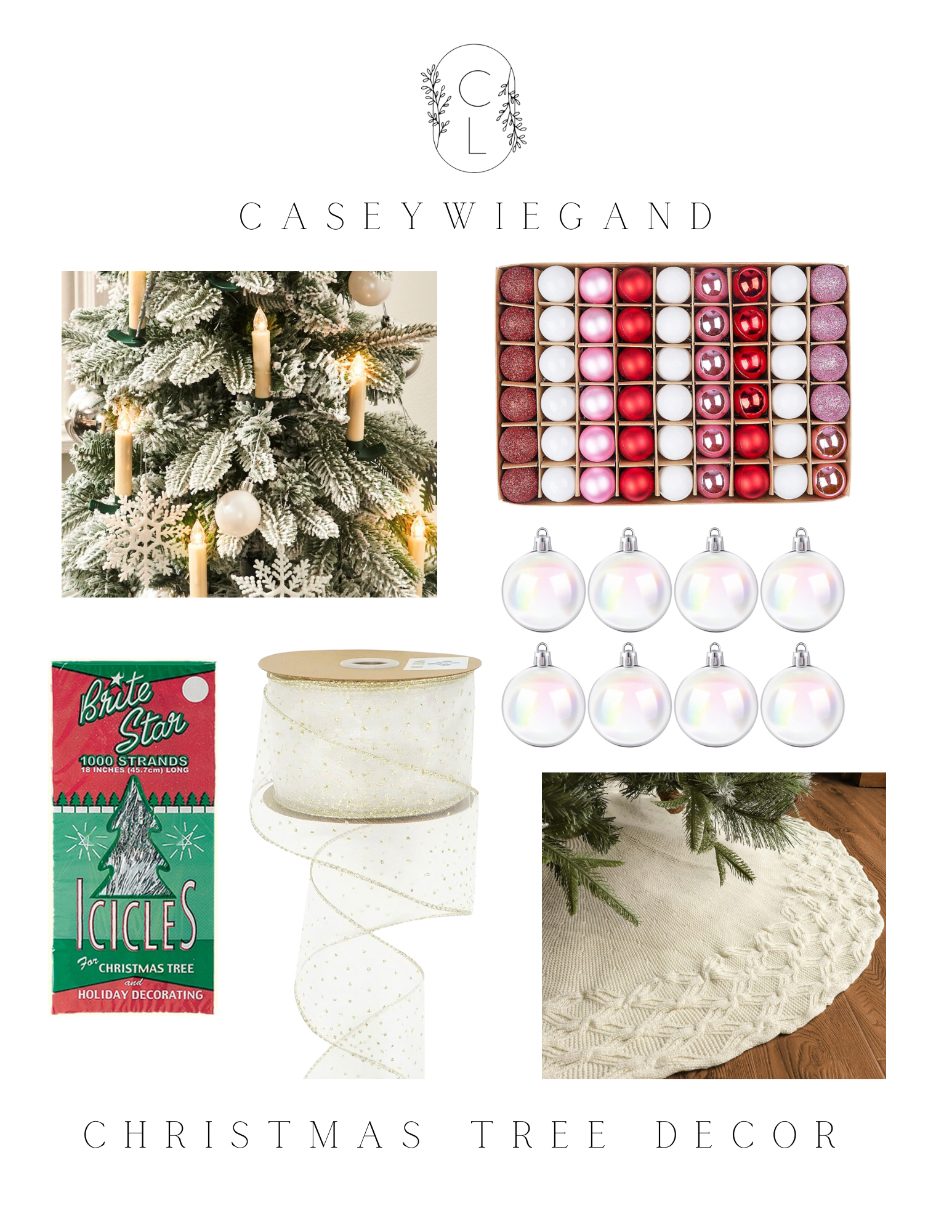 christmas tree decor ideas