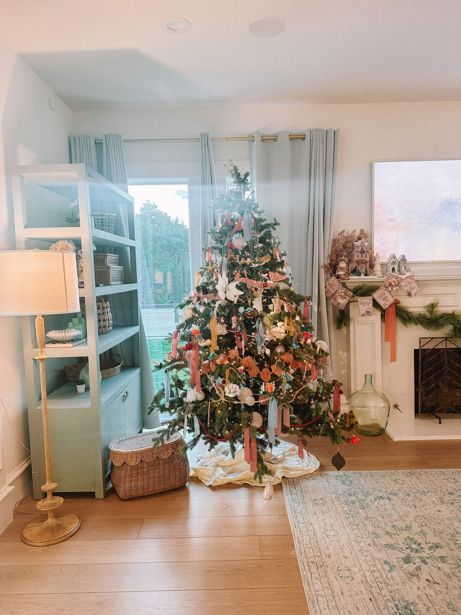 holiday ribbon wreaths diy