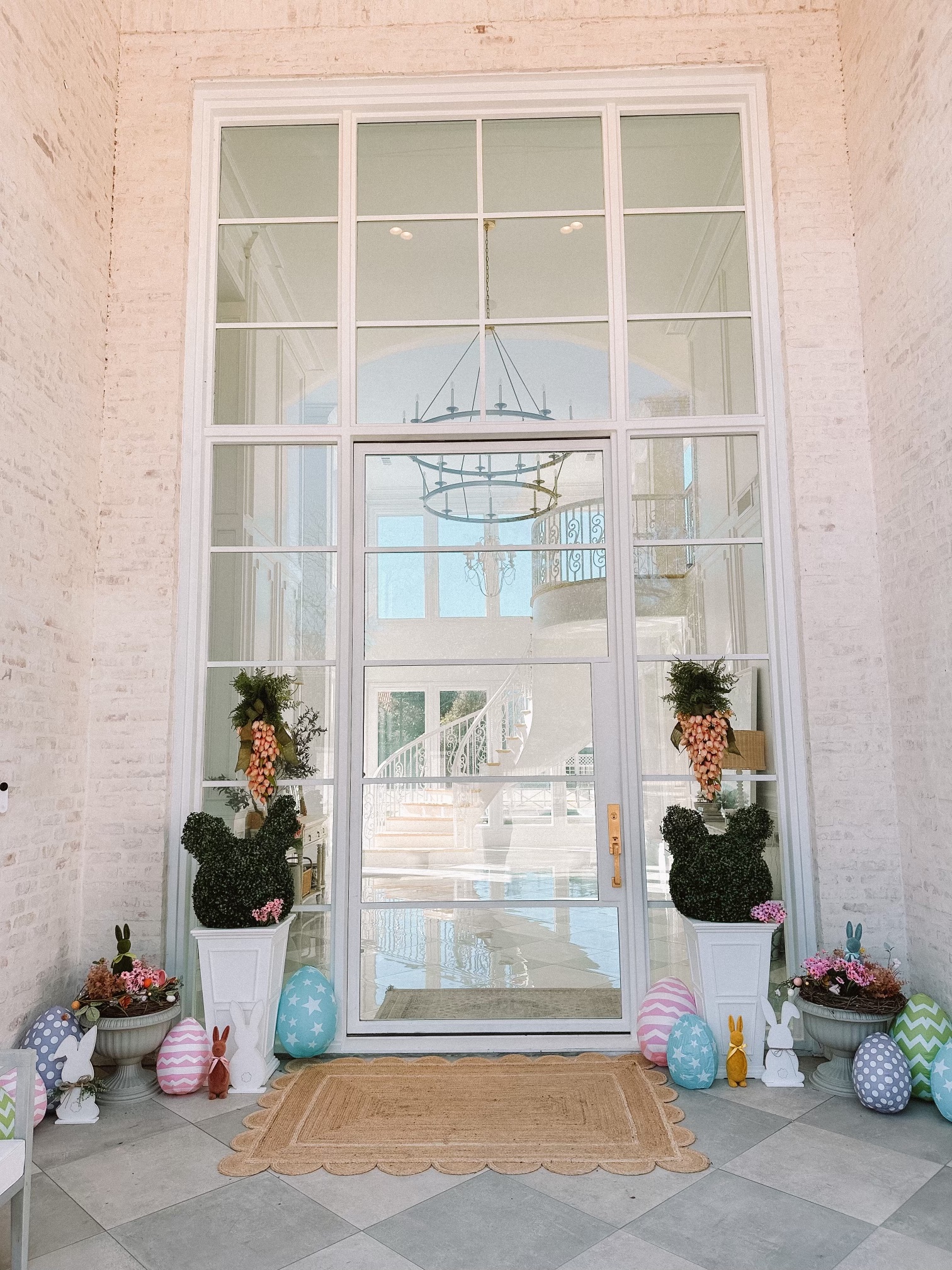 easter porch decor outdoor casey wiegand