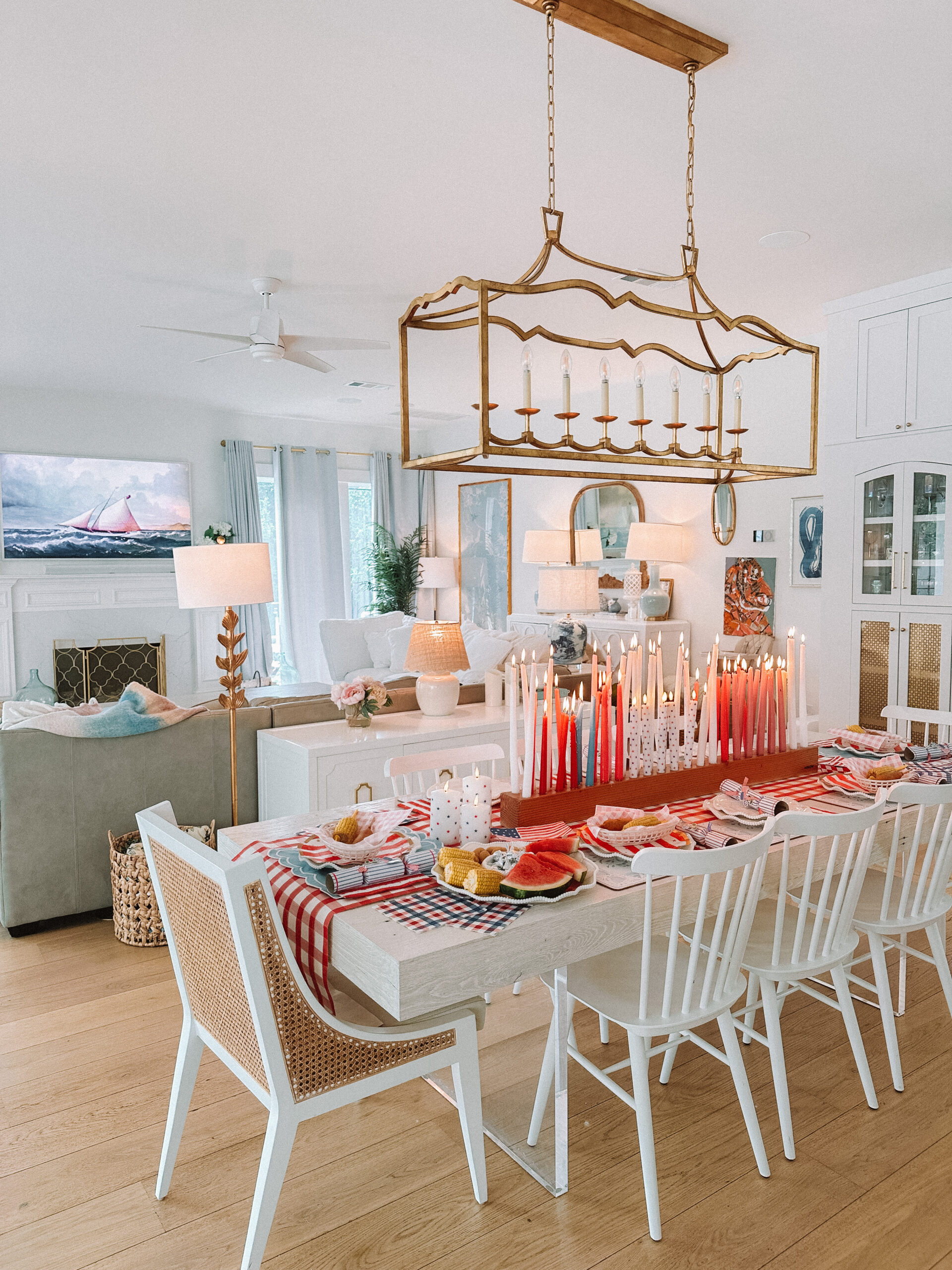 4th of july table setting traditional homes traditional home decor ideas