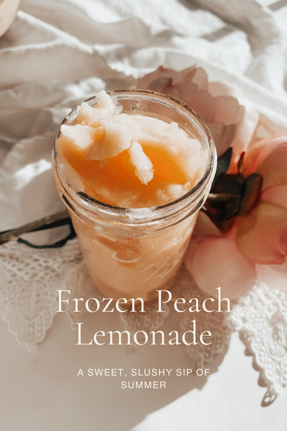 frozen peach lemonade