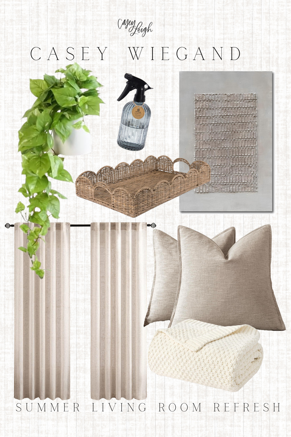 summer living room refresh