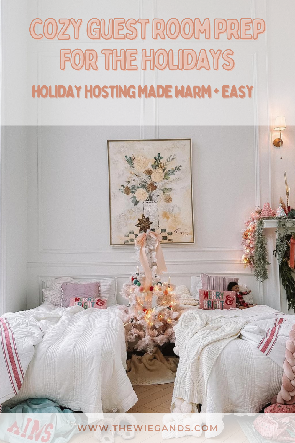 cozy guest room prep